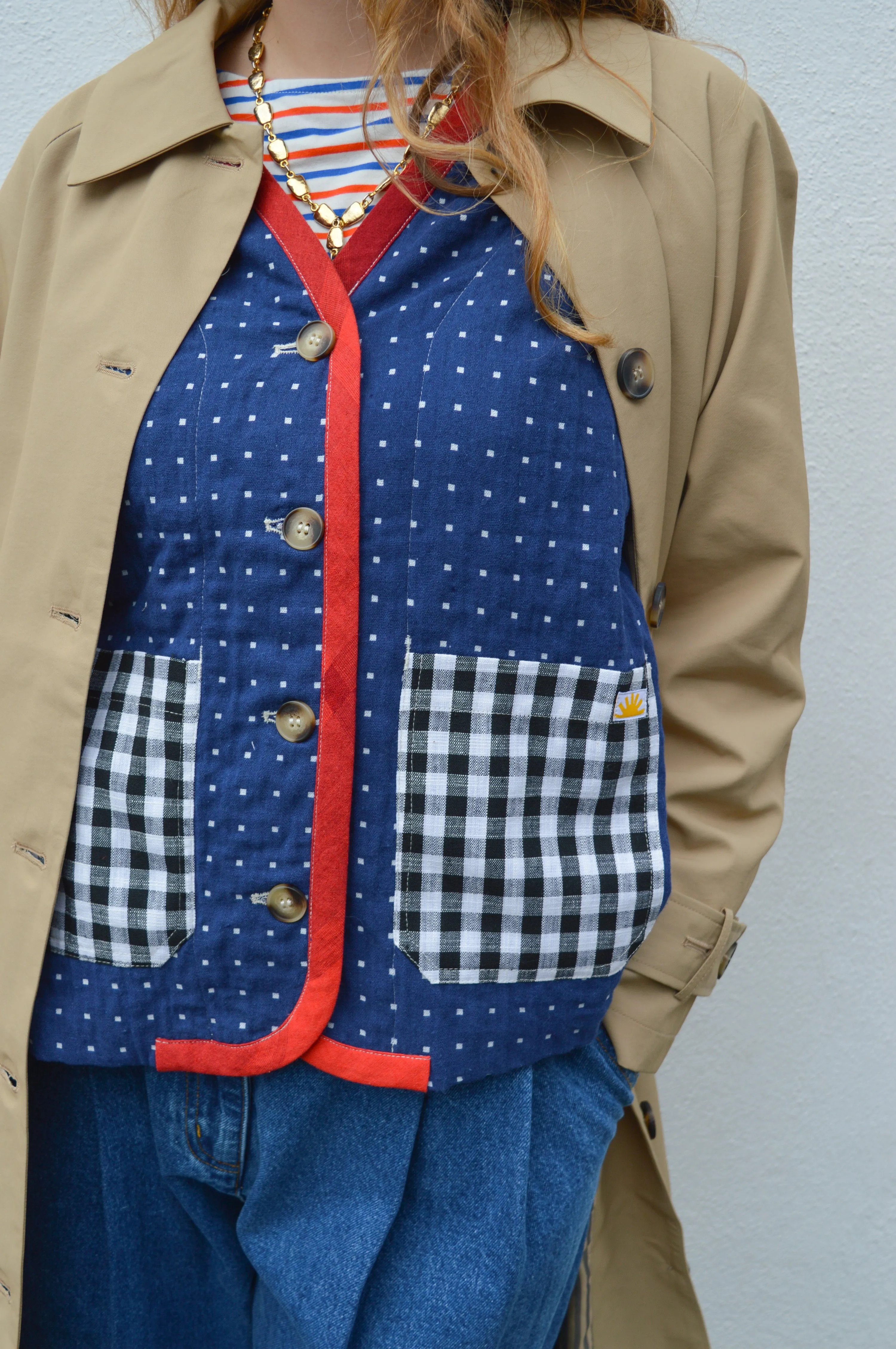 L.F. Markey Reuben Patchwork Jacket
