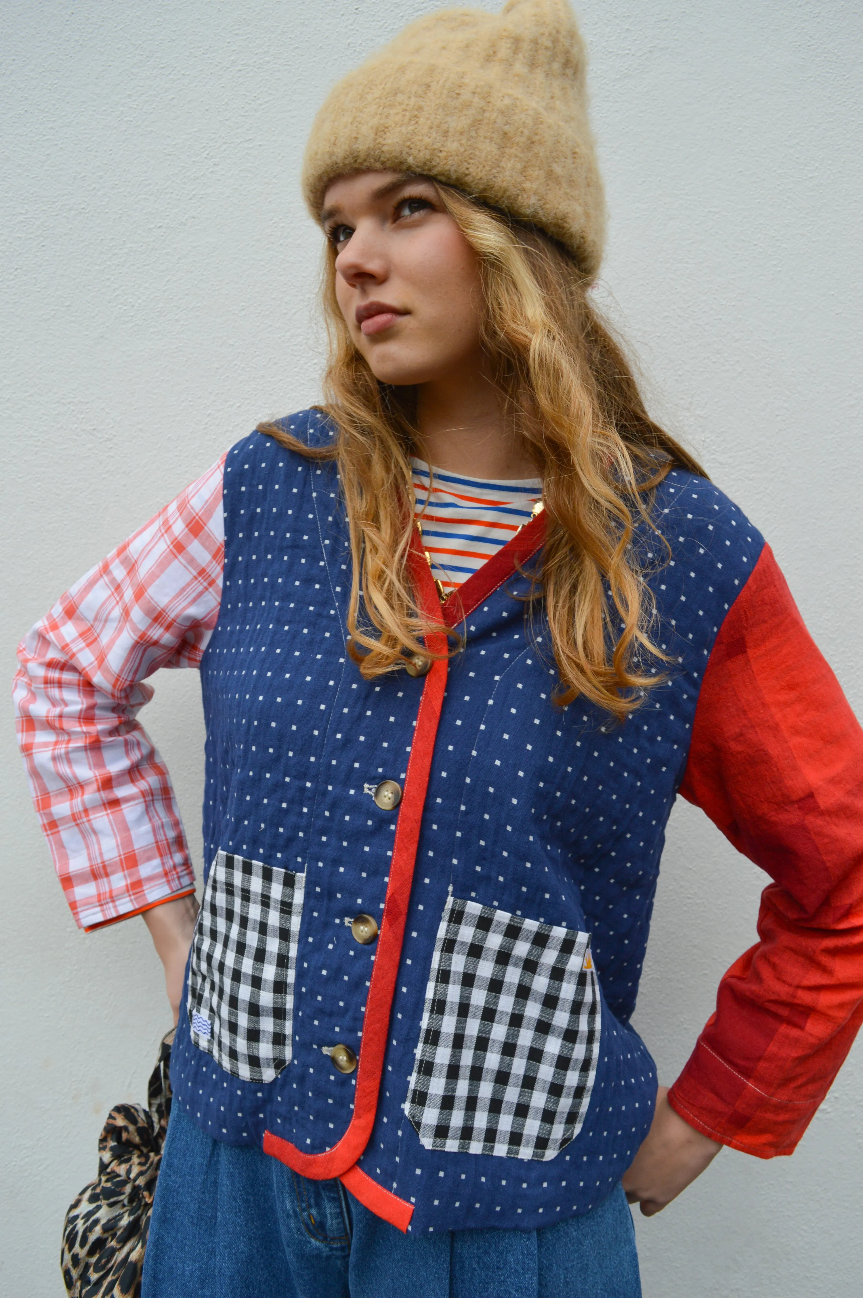 L.F. Markey Reuben Patchwork Jacket