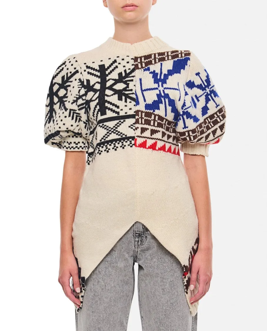 Long Pattern Knitwear