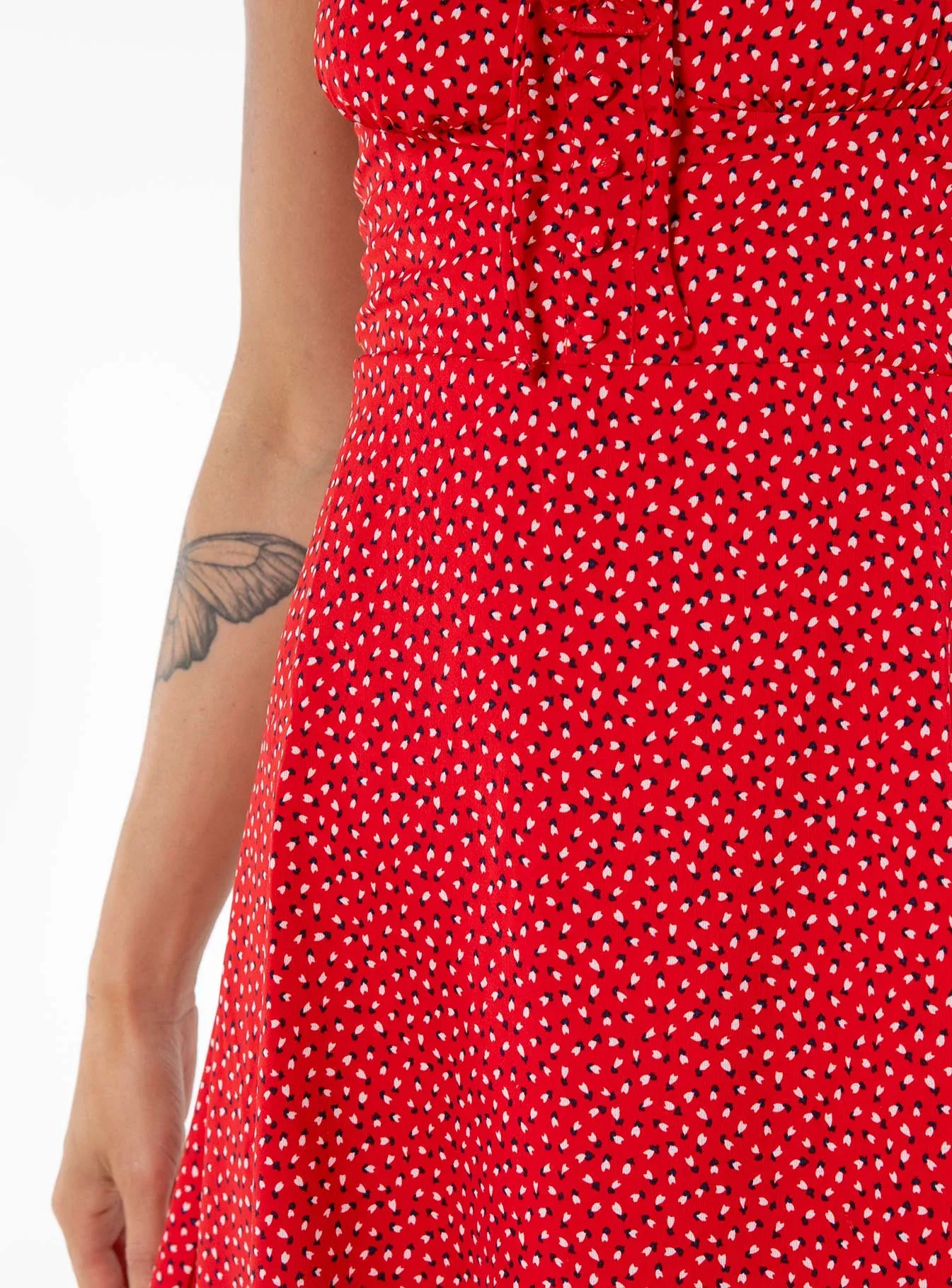 Love Birds Mini Dress Red Tall