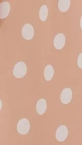 Lyssa Mini Dress - Beige/White Spot