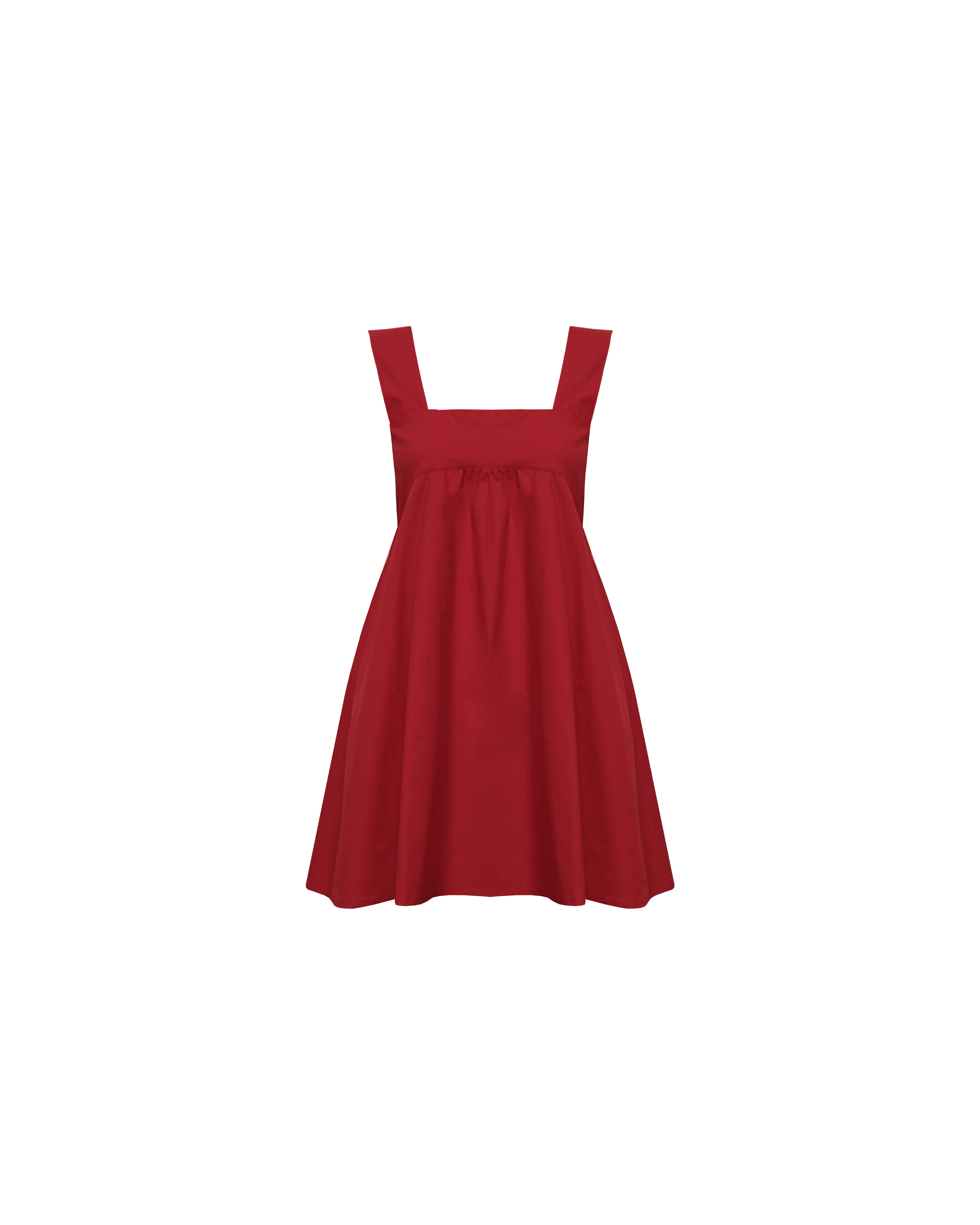 MARGIE TIE MINI DRESS GARNET