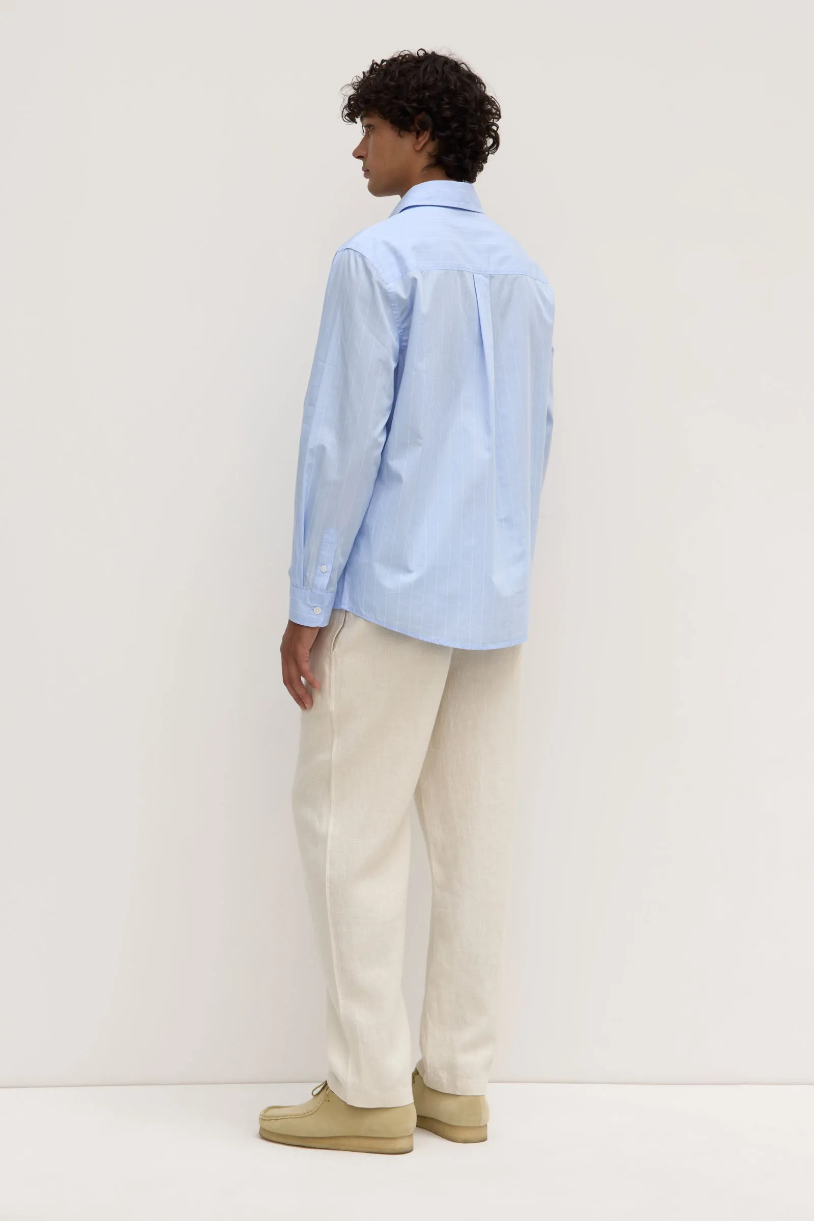 Mens Otis Poplin Stripe Shirt