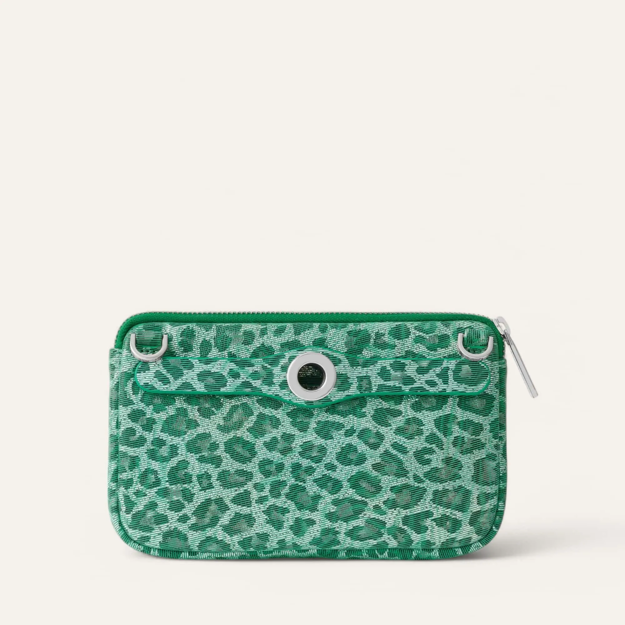 Millie Pouch | Caribbean Dreams with Silver hardware