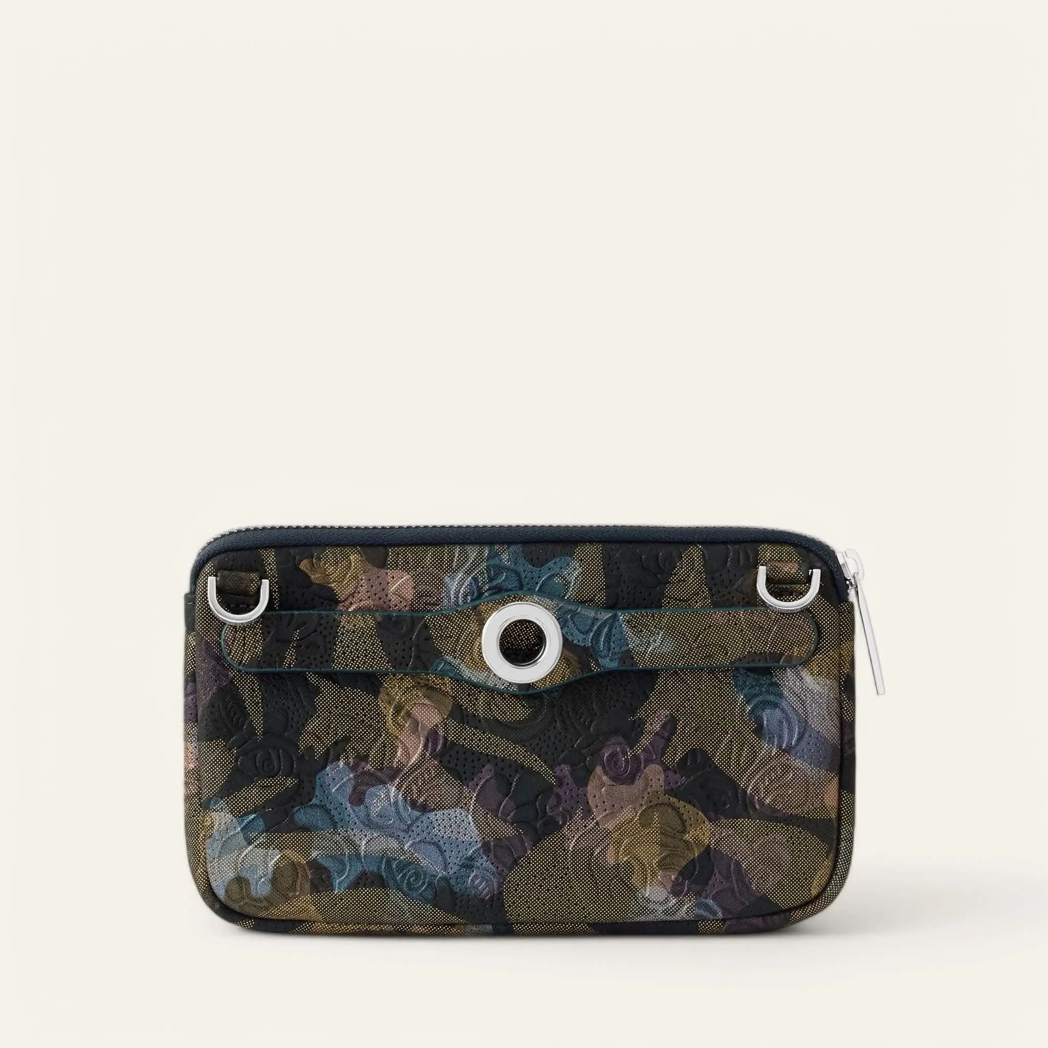 Millie Pouch | Enchanted Forest with Silver hardware