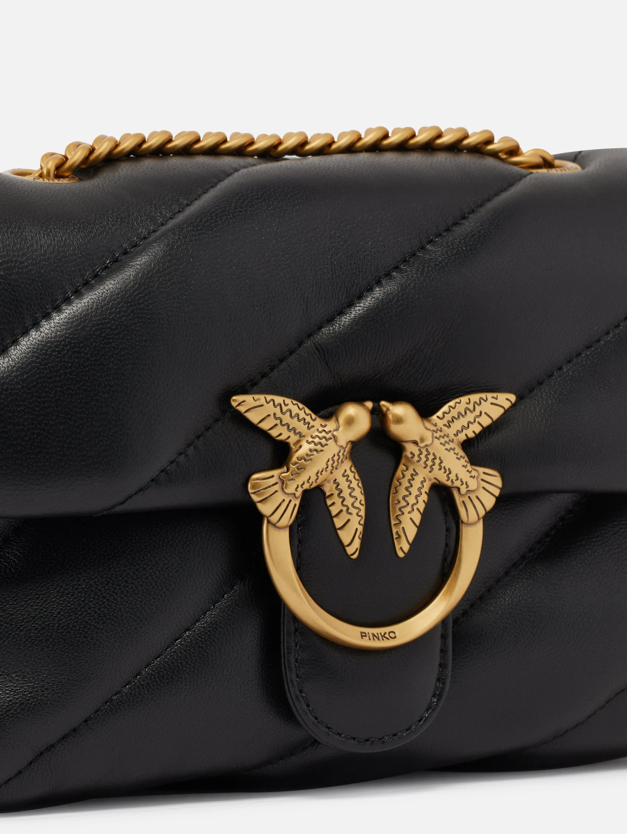 Mini Bag in Black Nappa