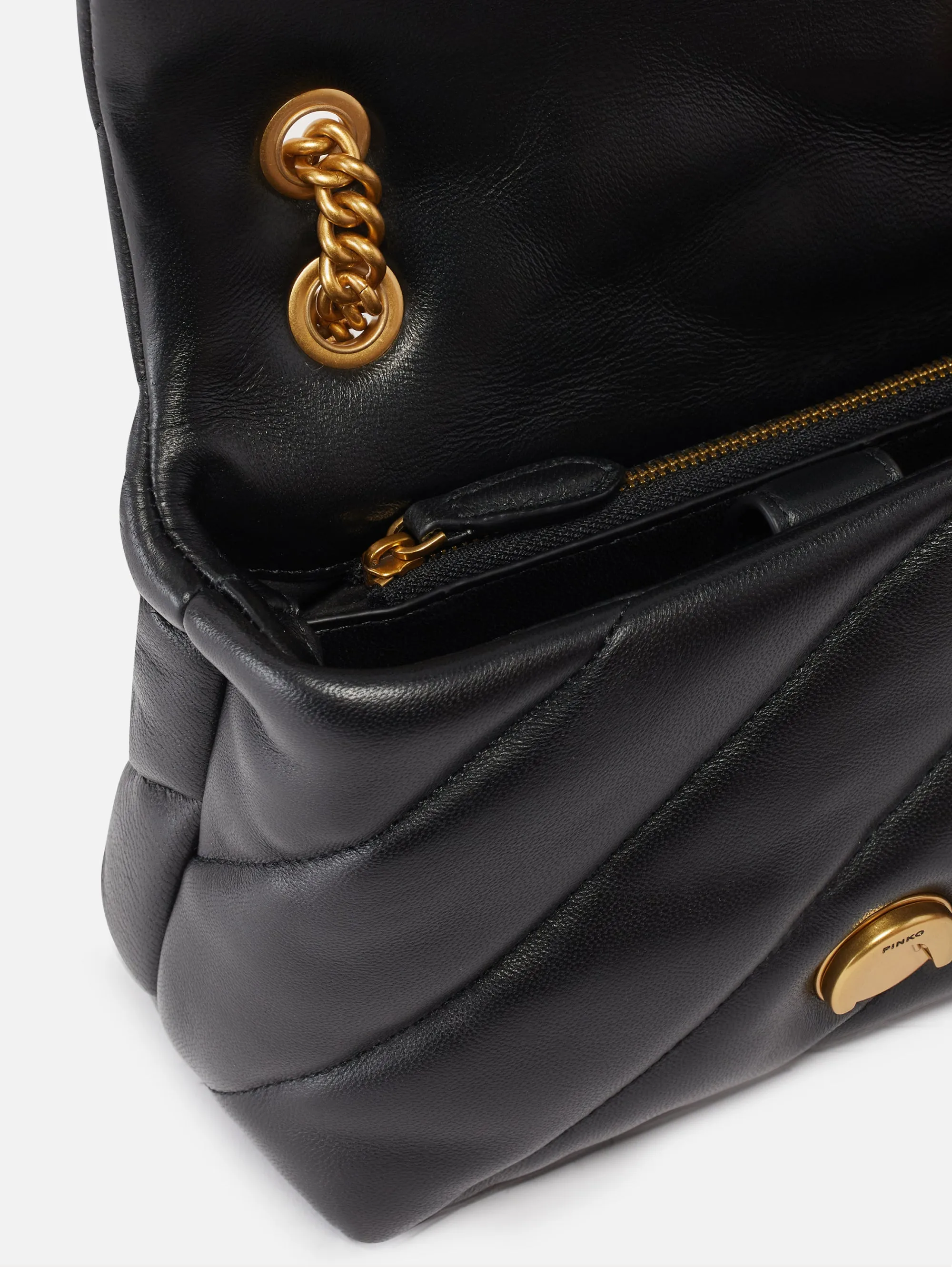 Mini Bag in Black Nappa