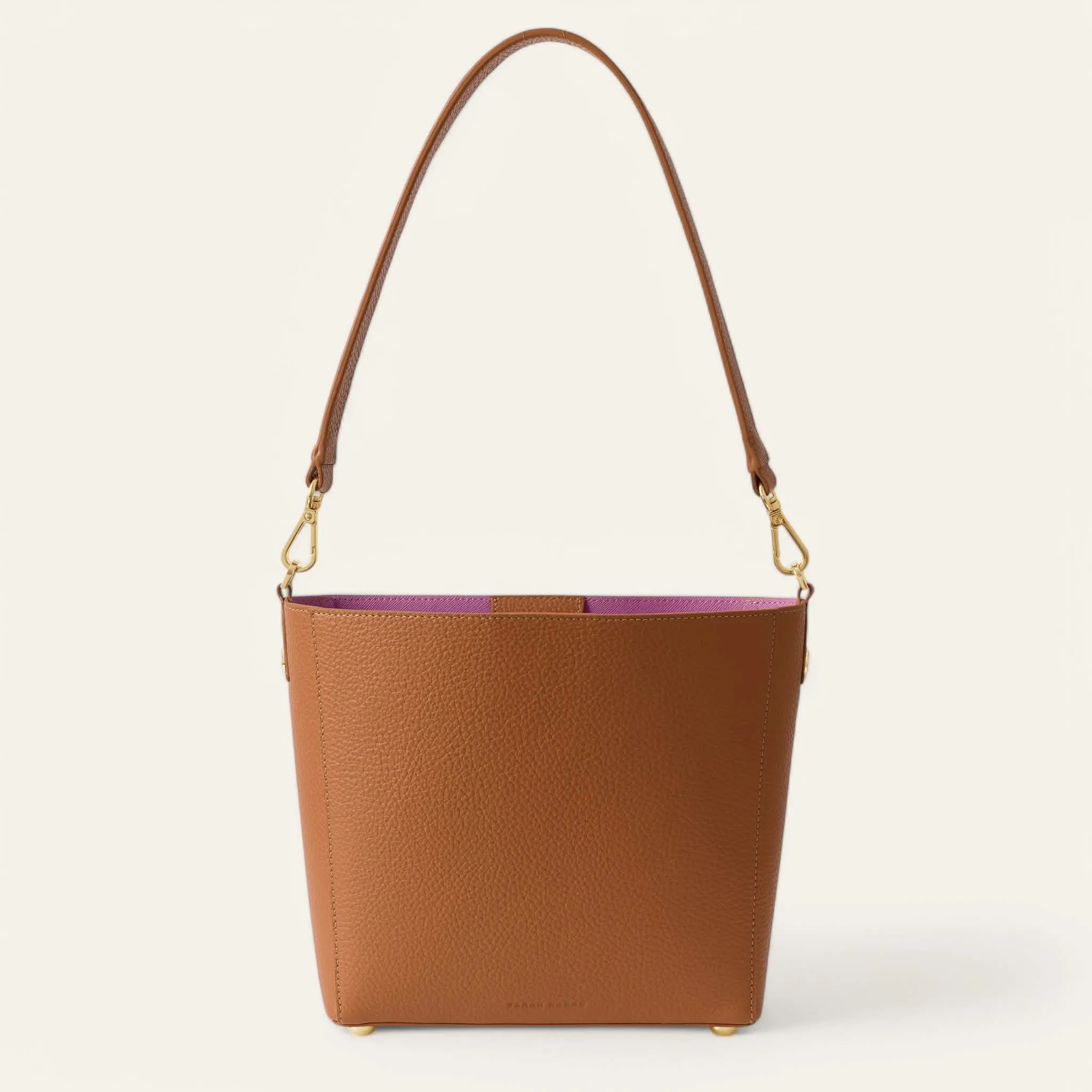 Mini S Handbag | Tan with Gold hardware