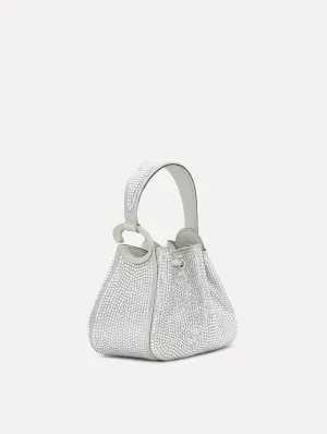Nano Crystal Pavé O Handle Bag
