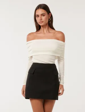 Nori Utility Mini Skirt
