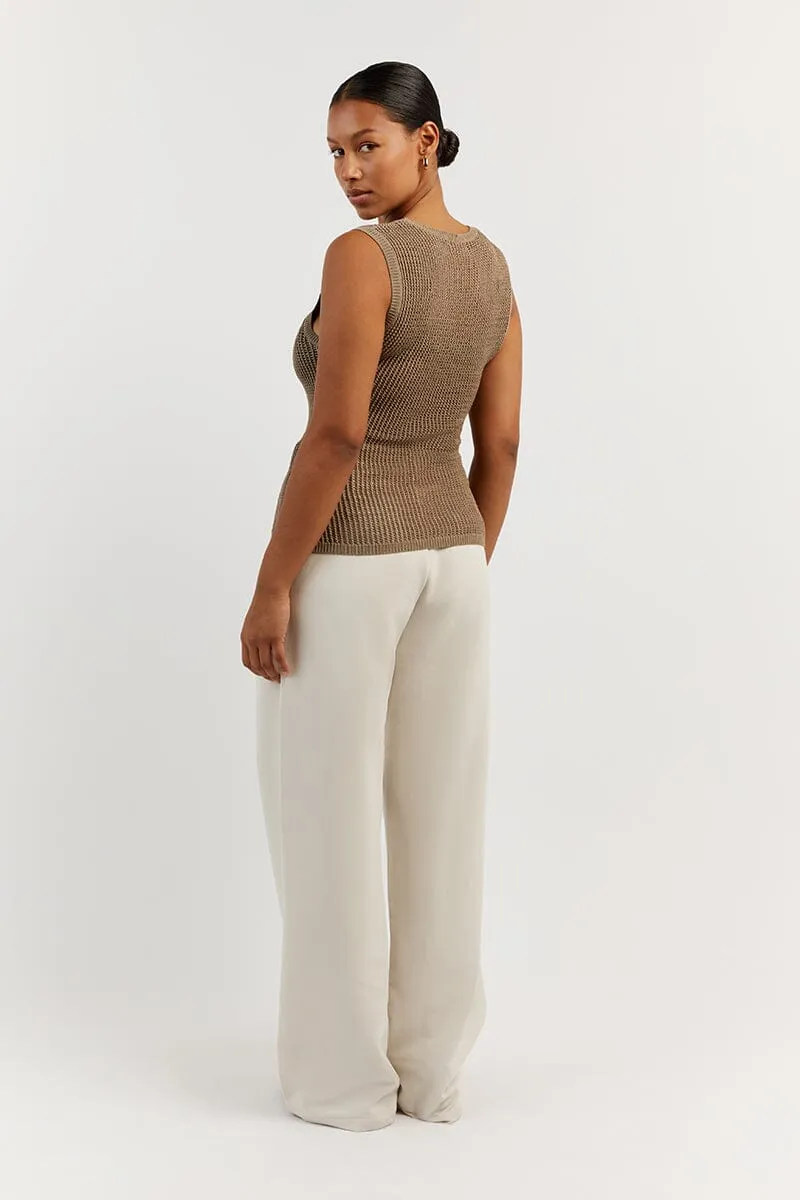 OPHELIA MOSS CROCHET TANK