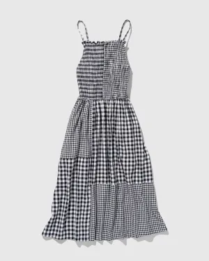 Organic Smocked Patchwork Dress