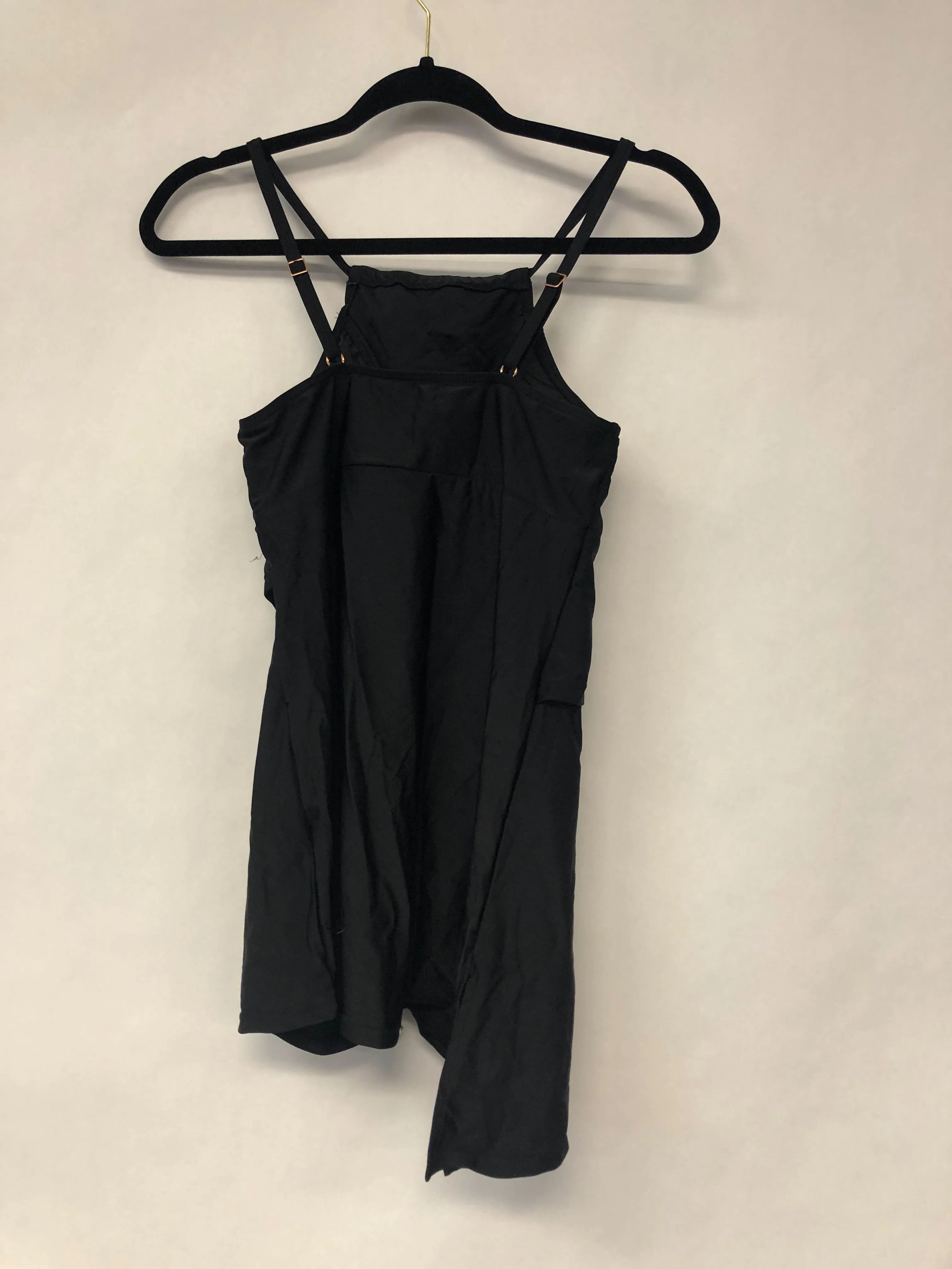 Outlet 6281 - Latched Mama Asymmetrical Nursing Swim Tank - Black - Extra Small