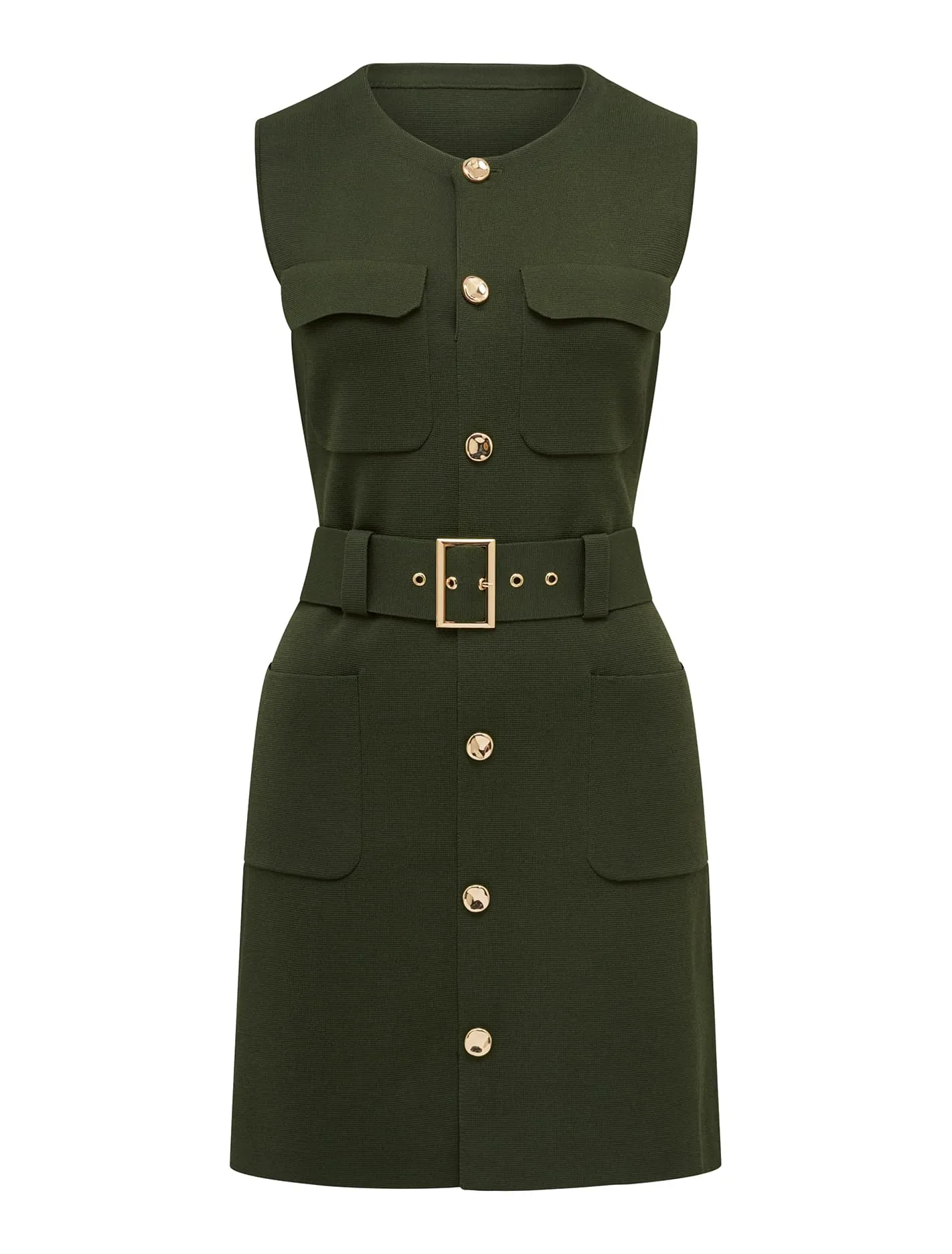 Parker Luxe Utility Mini Dress