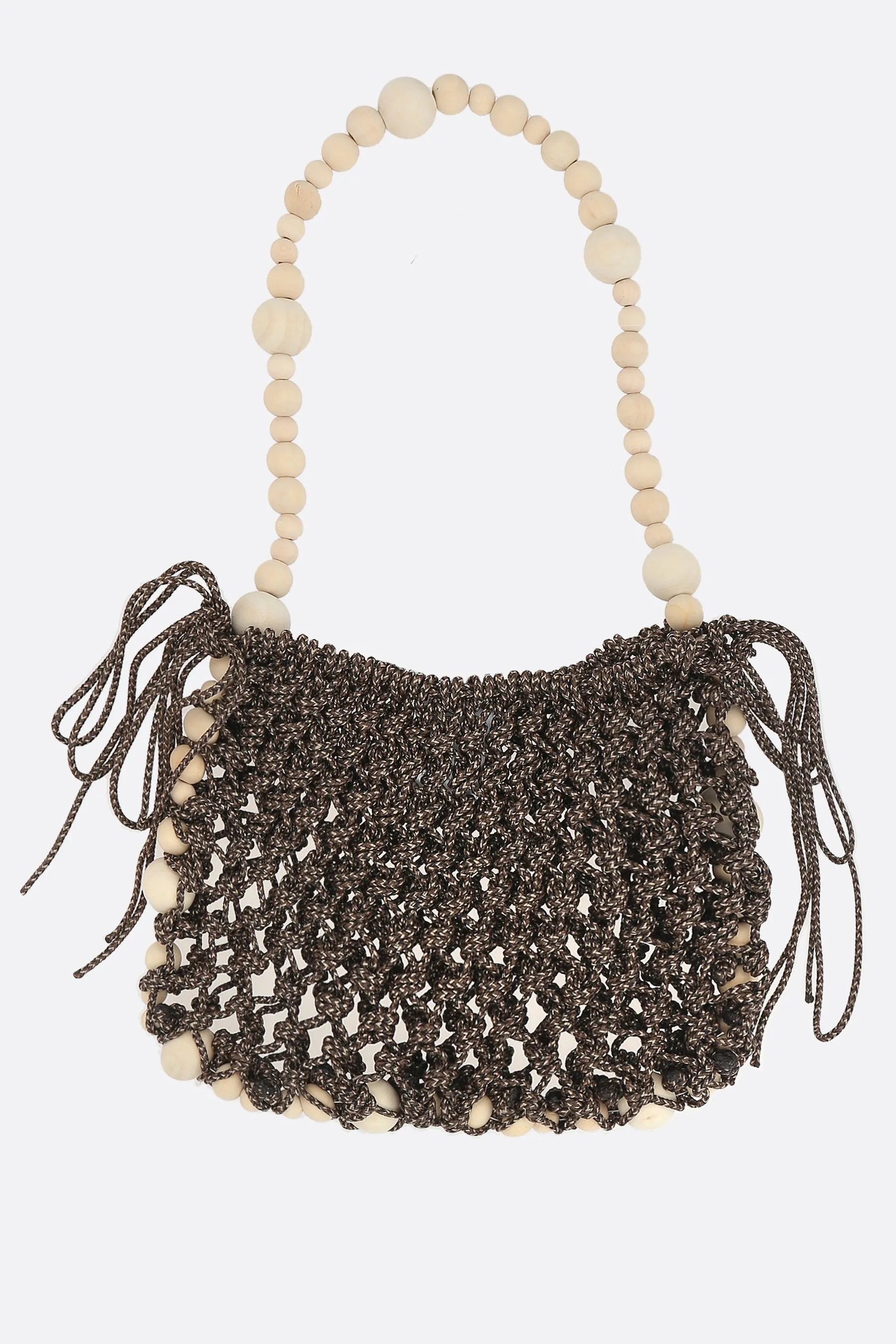Perla mini nylon cord shoulder bag