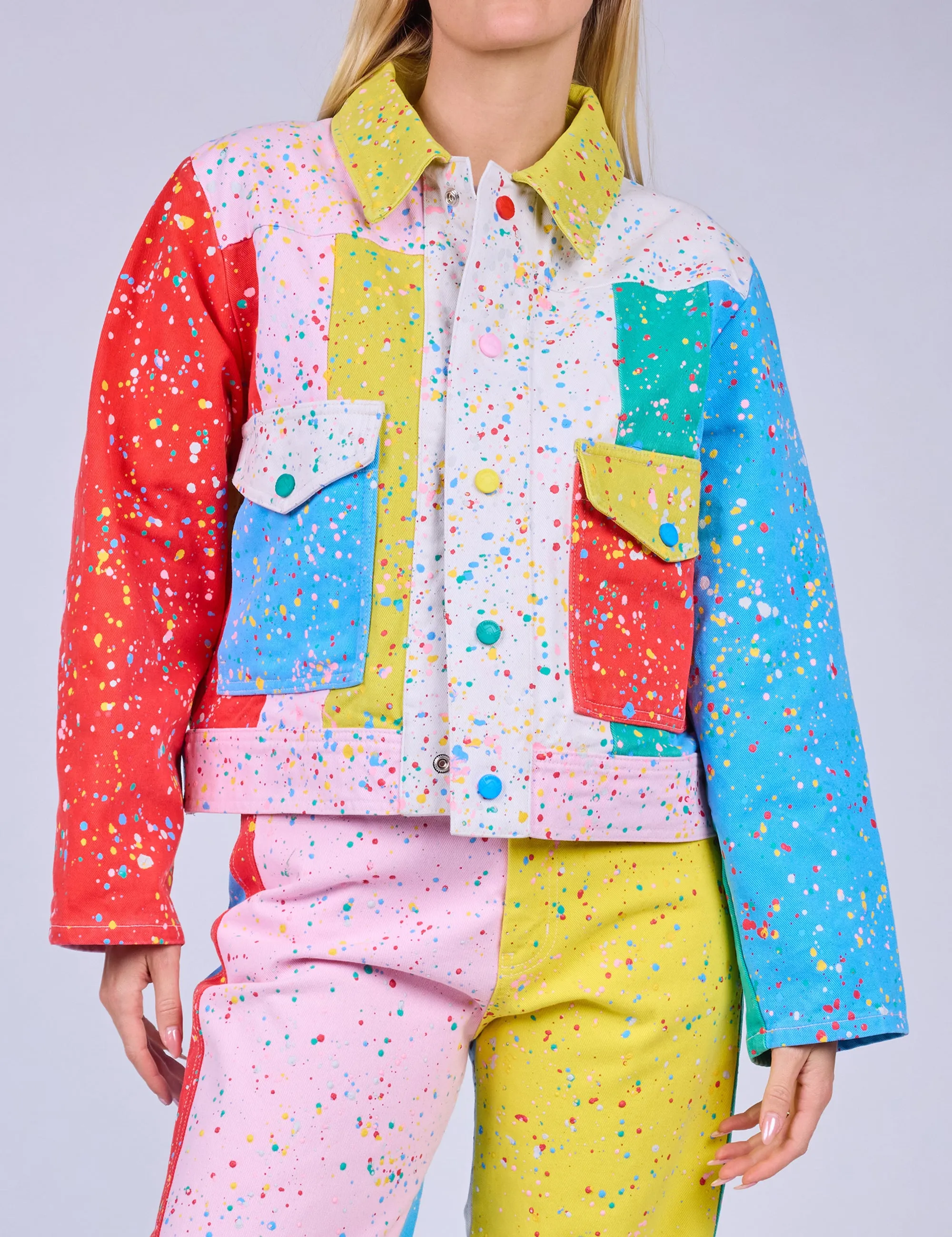 Playcraft Splatter Denim Jacket