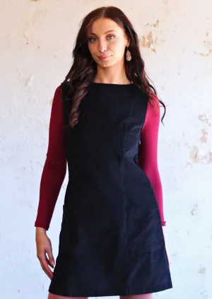 Polly Pocket Corduroy Tunic Black