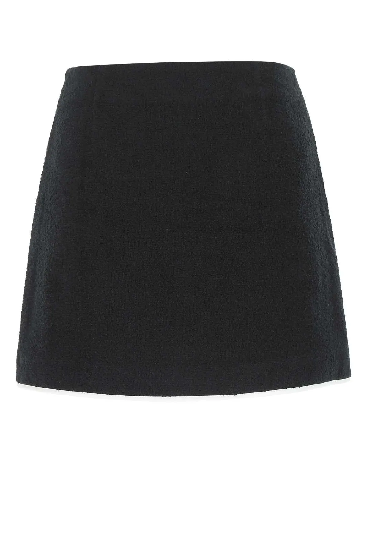 Prada Logo Plaque Mini Skirt