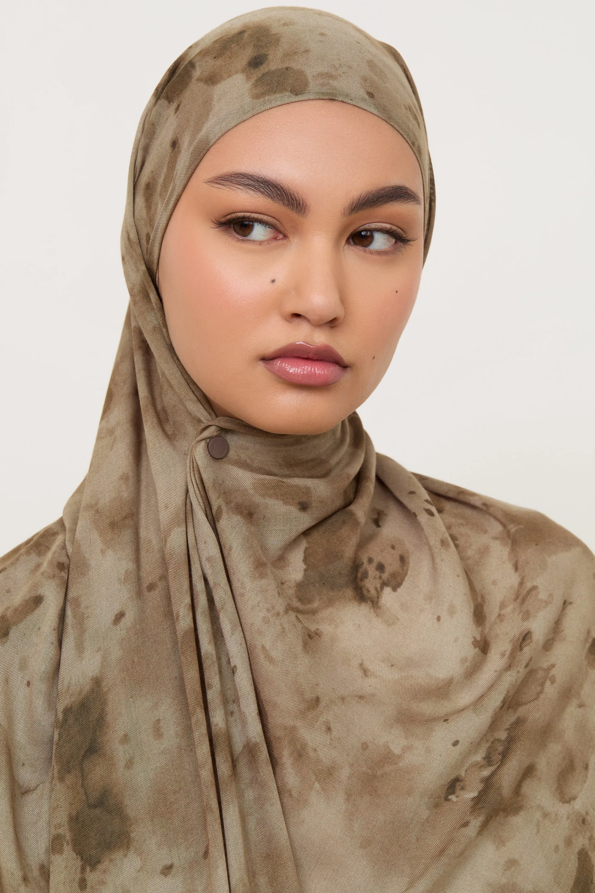 Printed Modal Hijab - Desert Dust