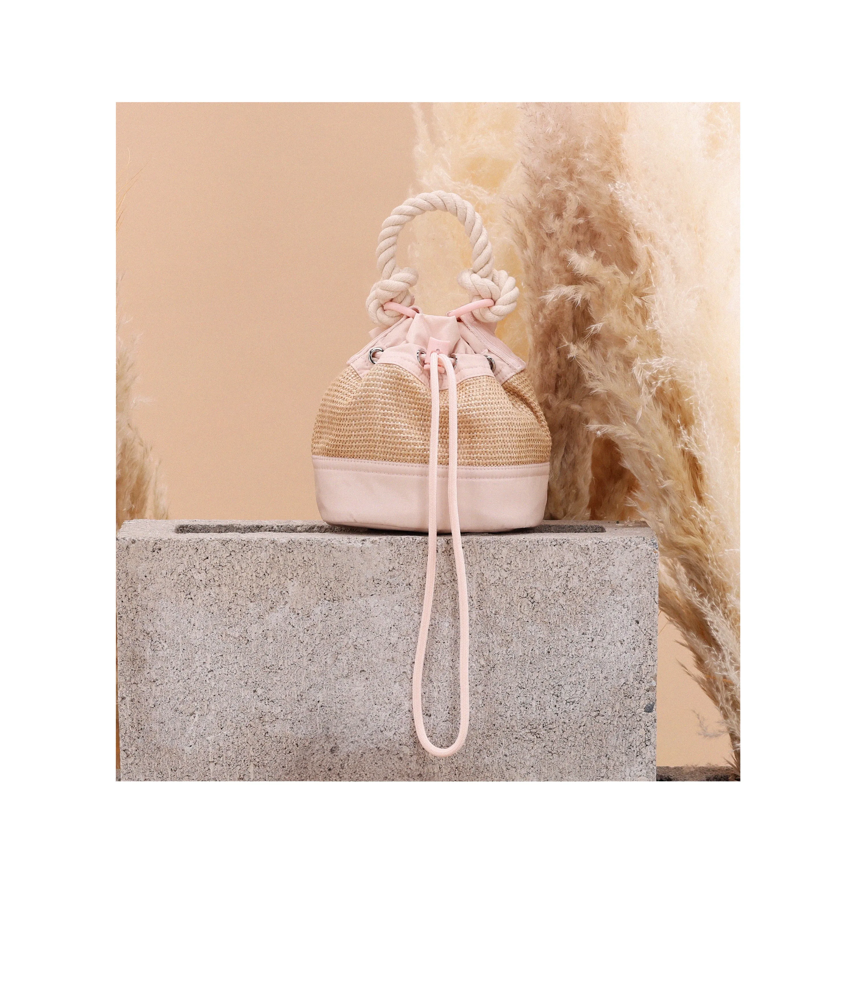 Raffia Mini Bucket