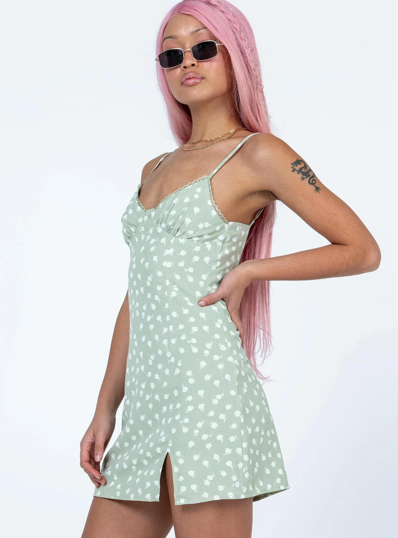 Remia Mini Dress Green