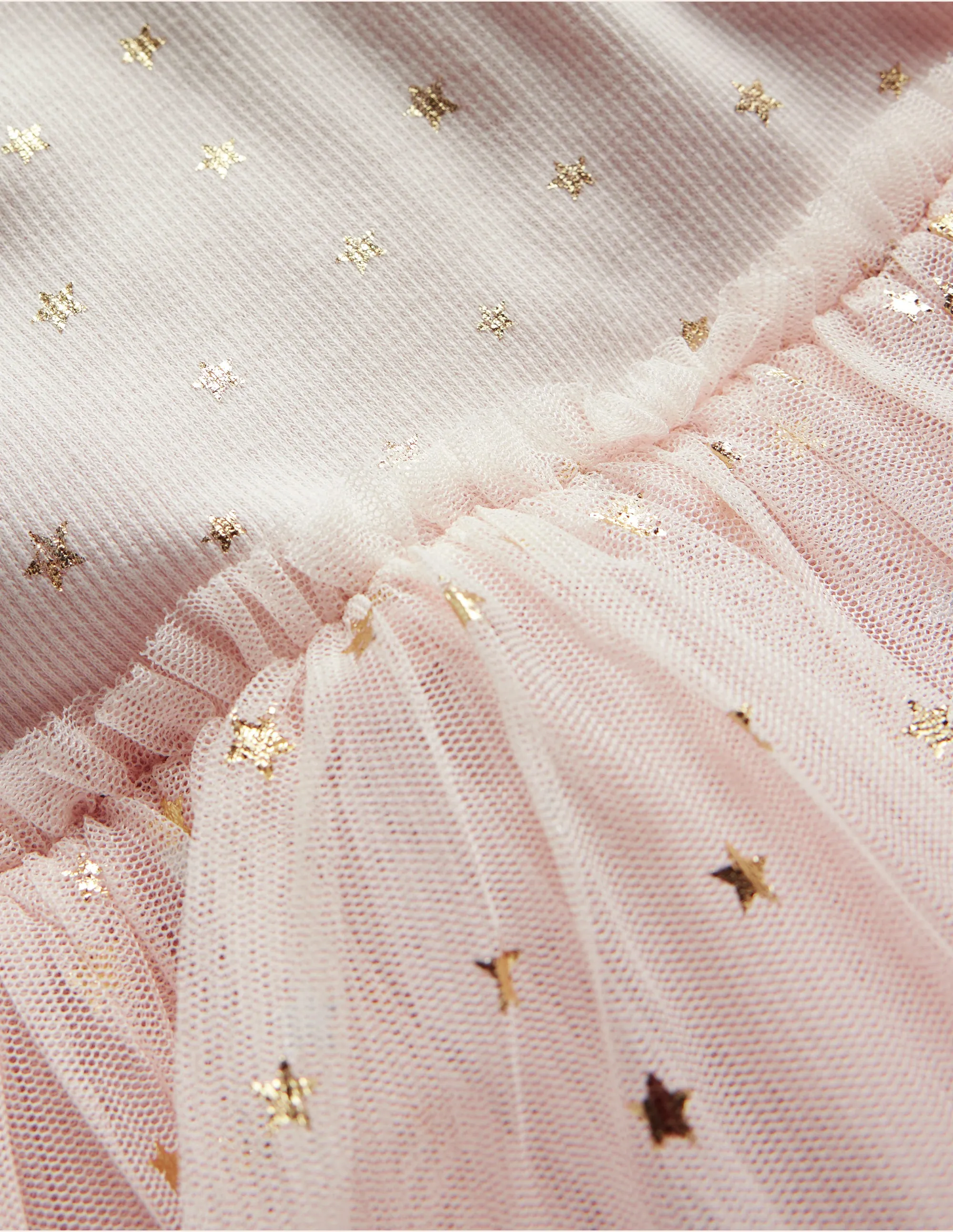 Rose Twirly Tulle Dress-Sandpiper Multi Stars