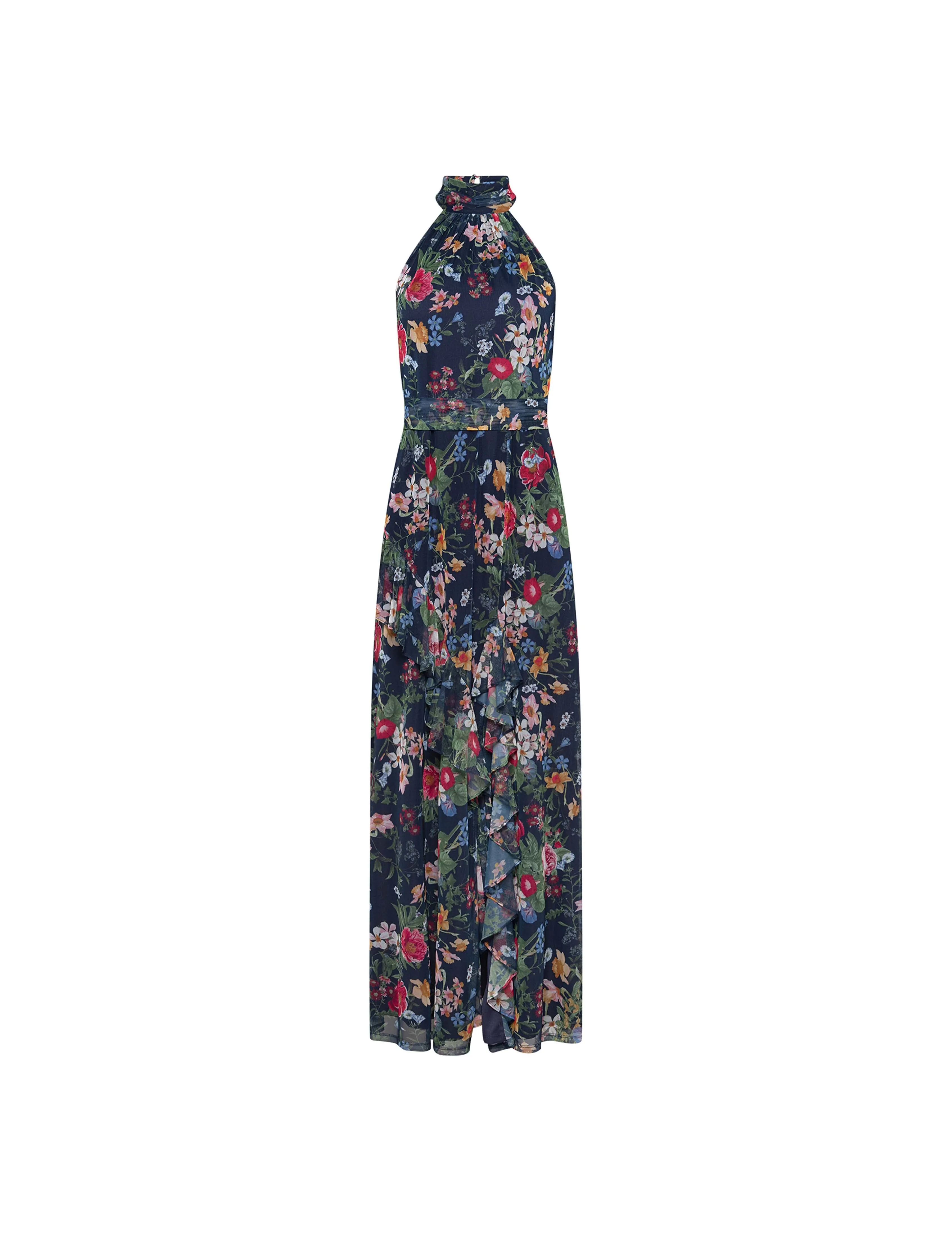 Ruffle Hem Maxi Dress