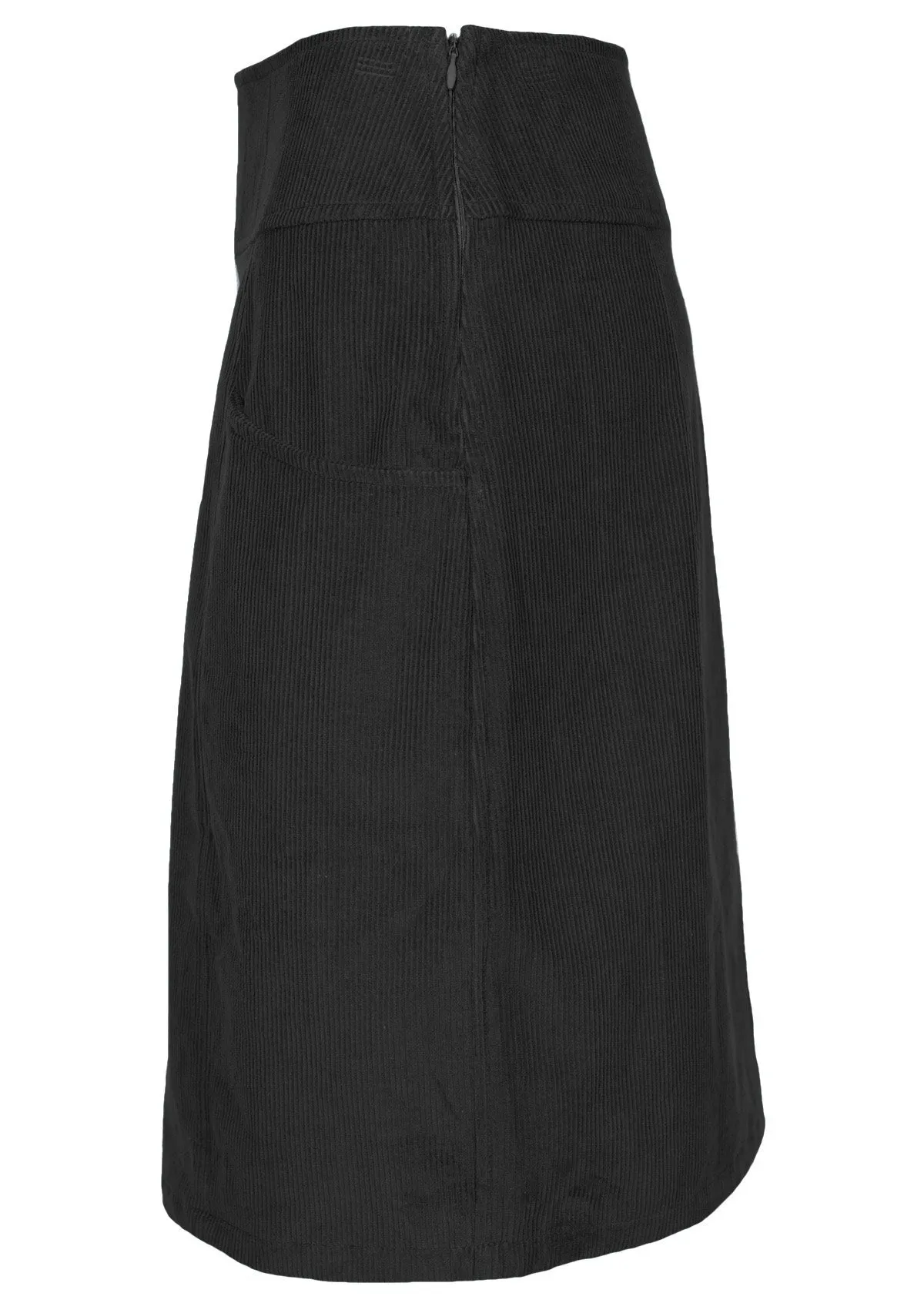 Sale Aalia Corduroy Skirt Black