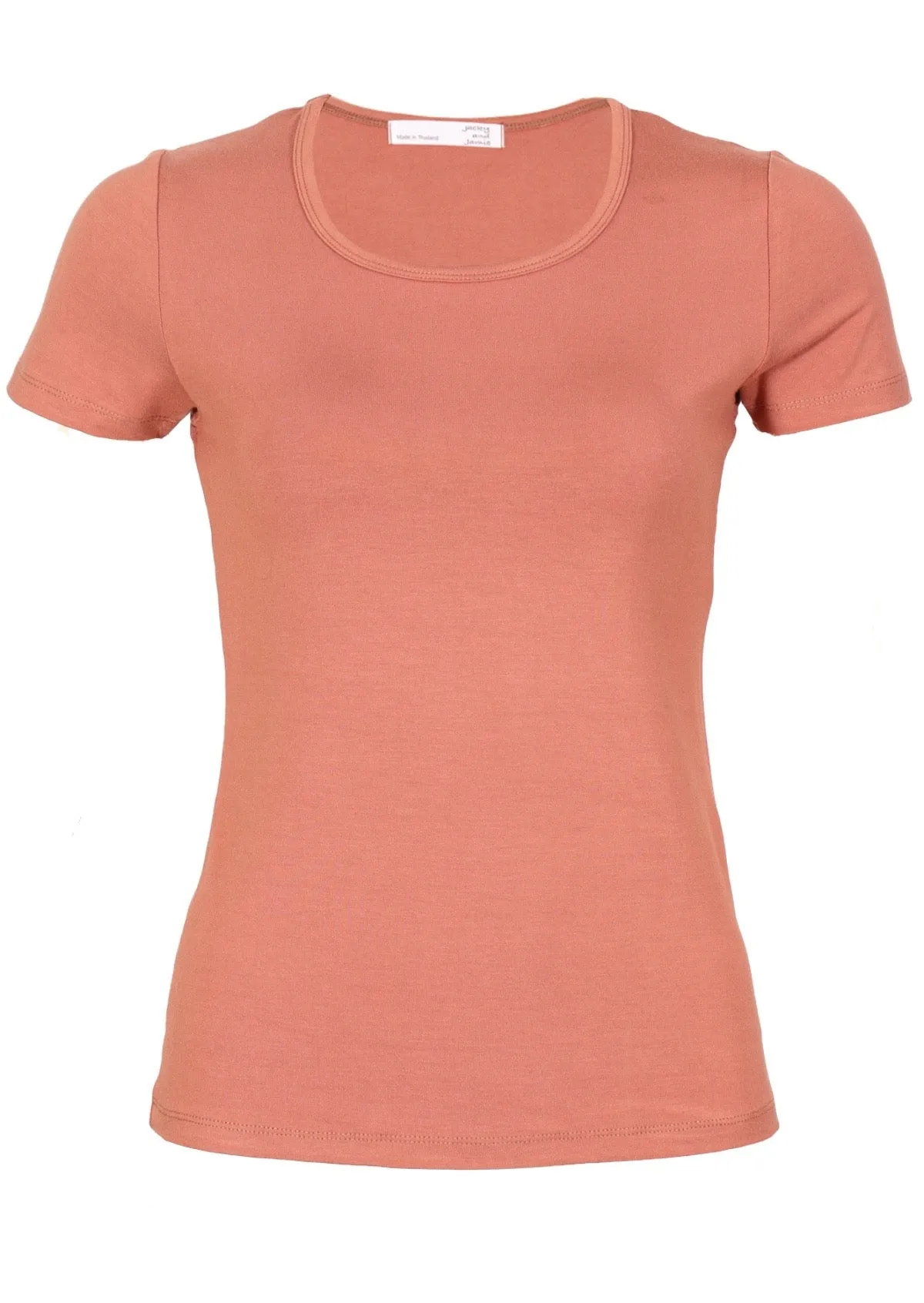Scoop Neck T-Shirt Dusty Rose