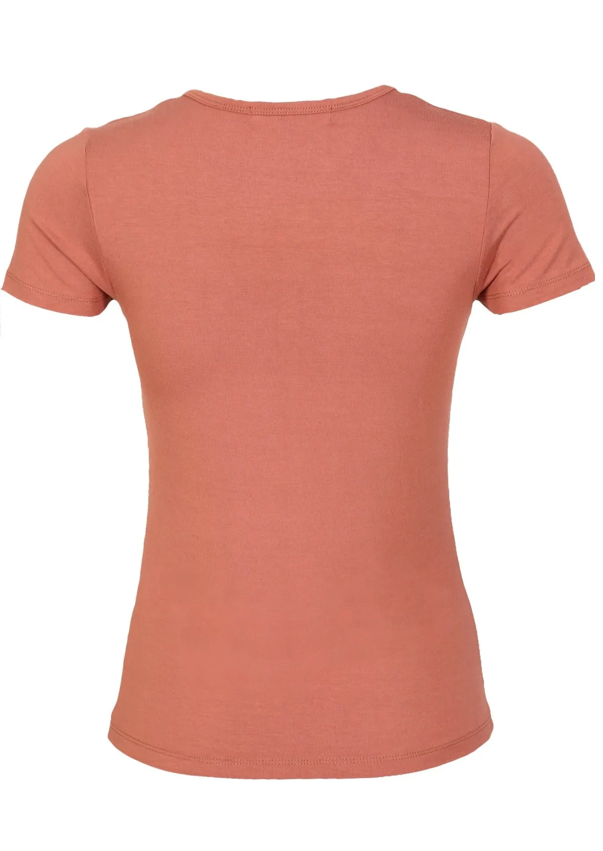 Scoop Neck T-Shirt Dusty Rose