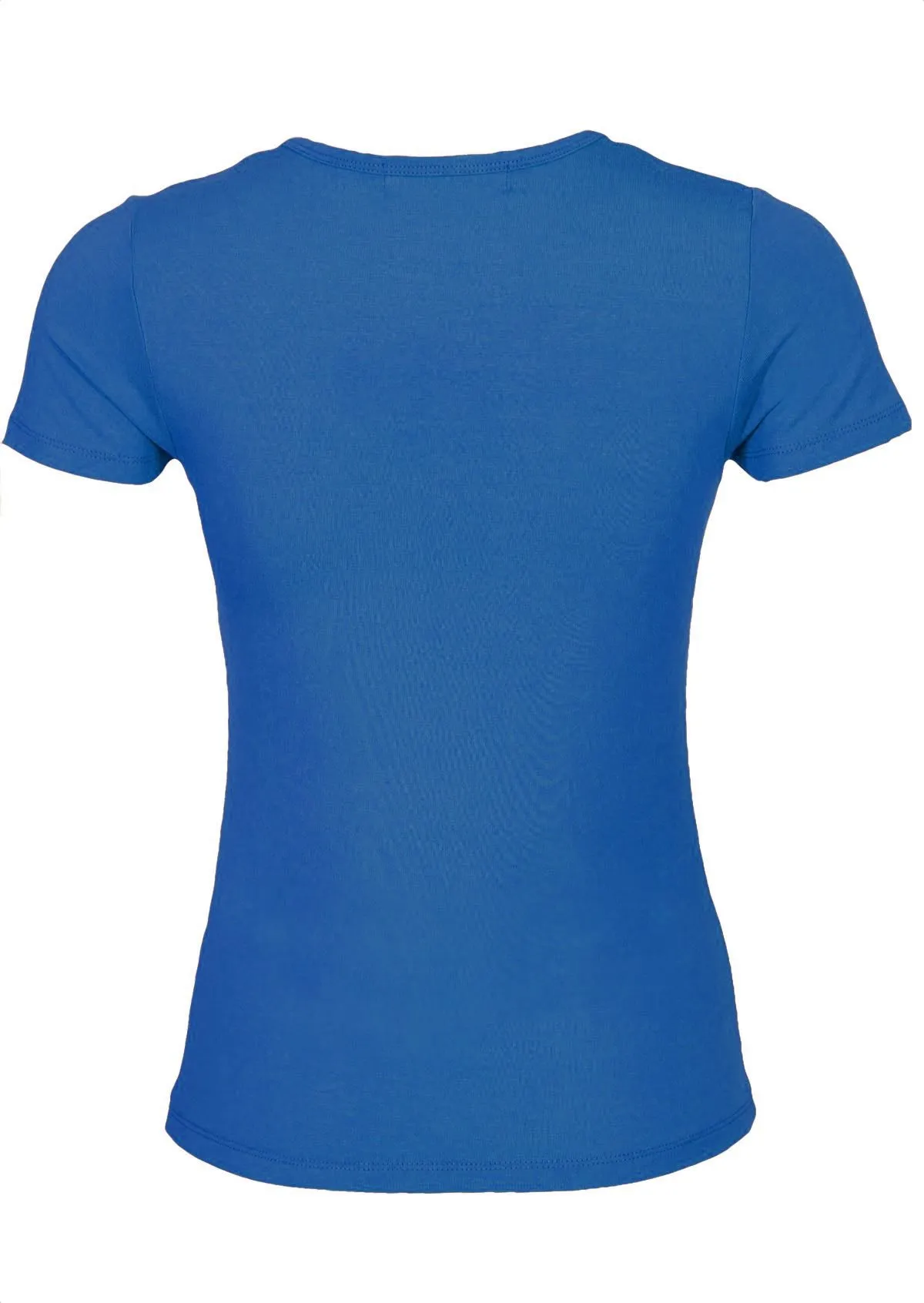 Scoop Neck T-Shirt Electric Blue
