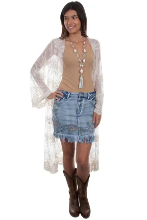 Scully HC495 Western Style Denim Skirt