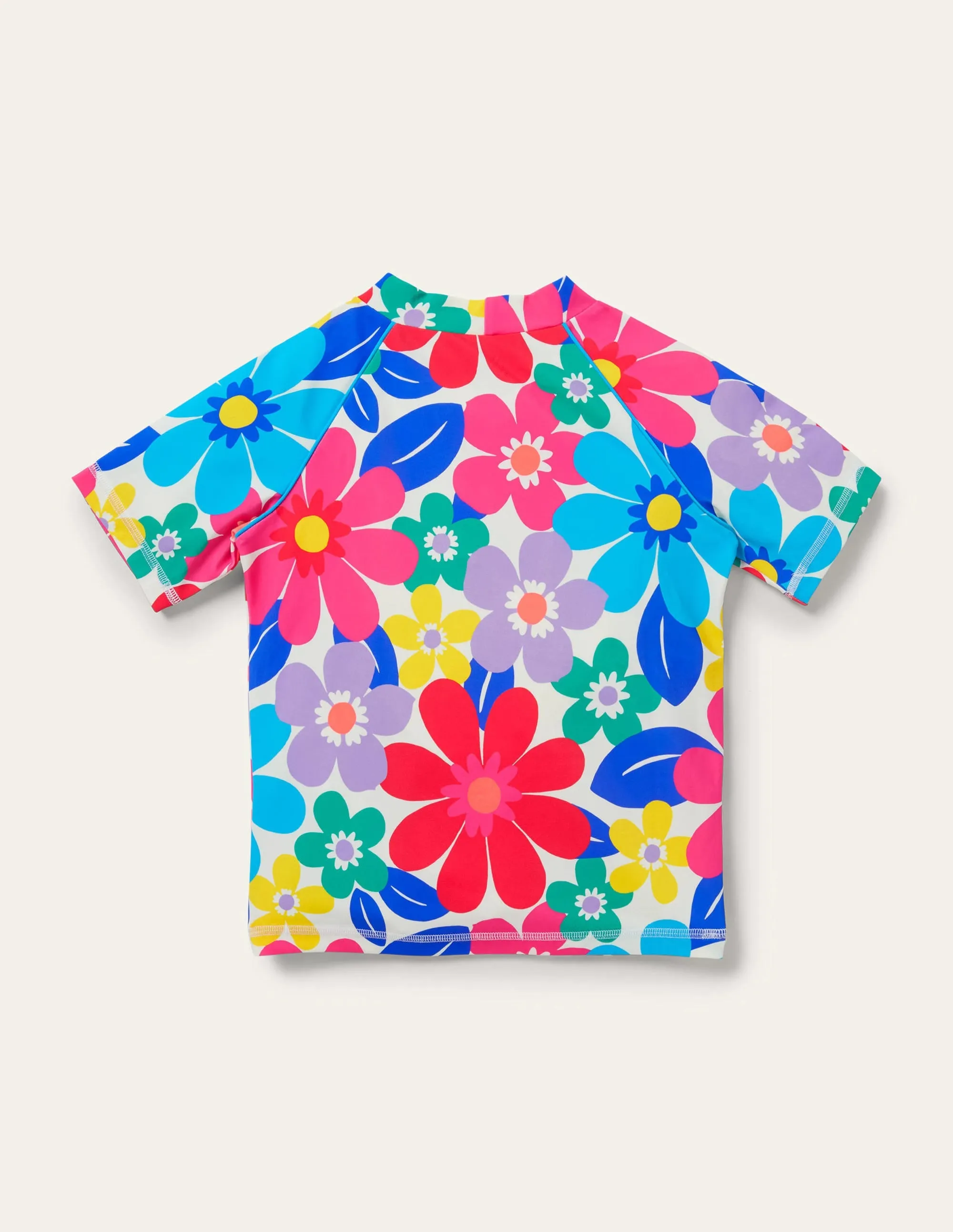 Short Sleeve Rash Vest-Multi Surf Floral