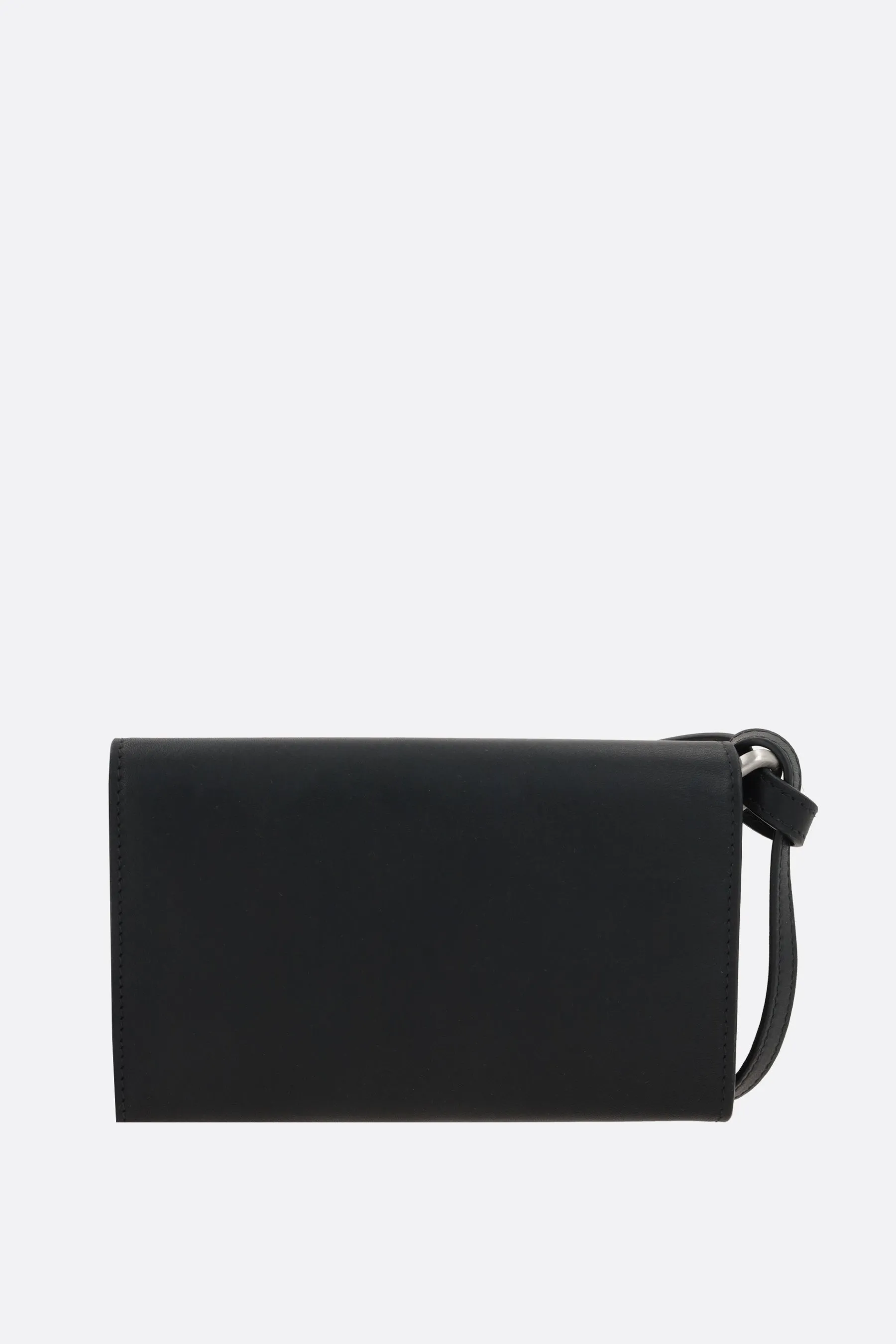 smooth leather crossbody bag