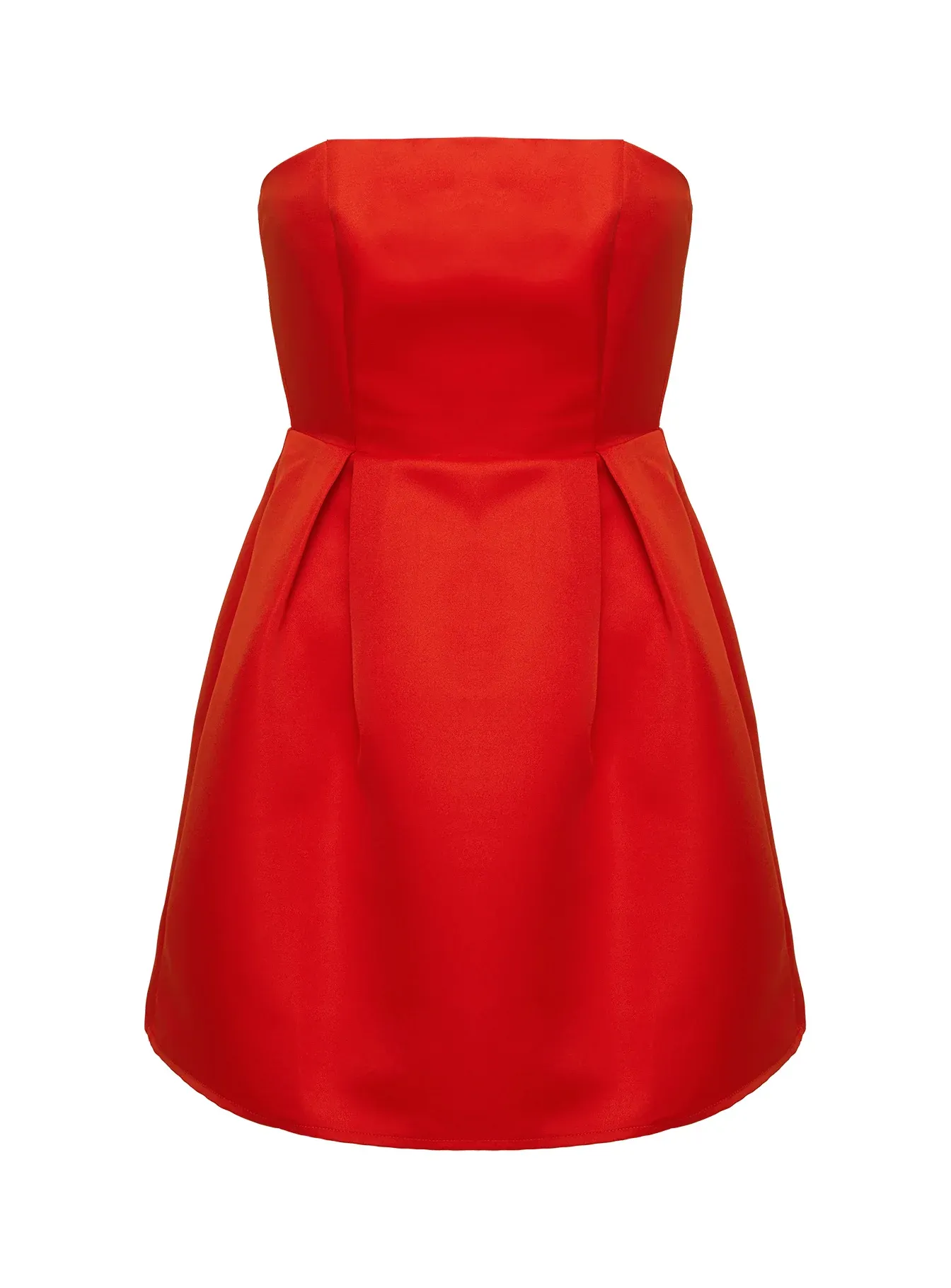 Spader Corset Mini Dress Red