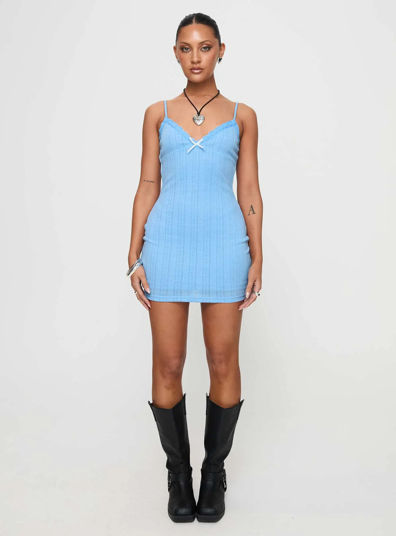 Susurrus Mini Dress Blue