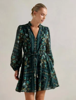 Tamila Printed Skater Mini Dress
