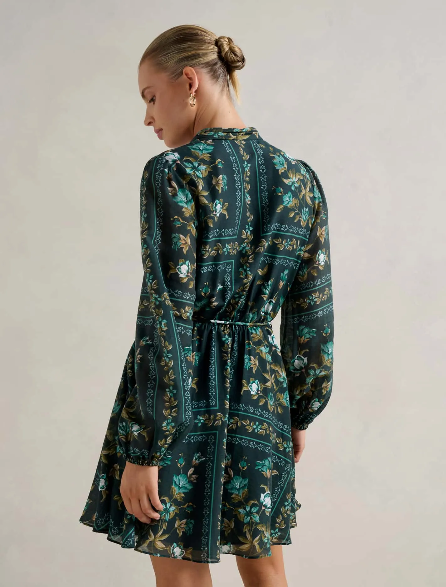 Tamila Printed Skater Mini Dress
