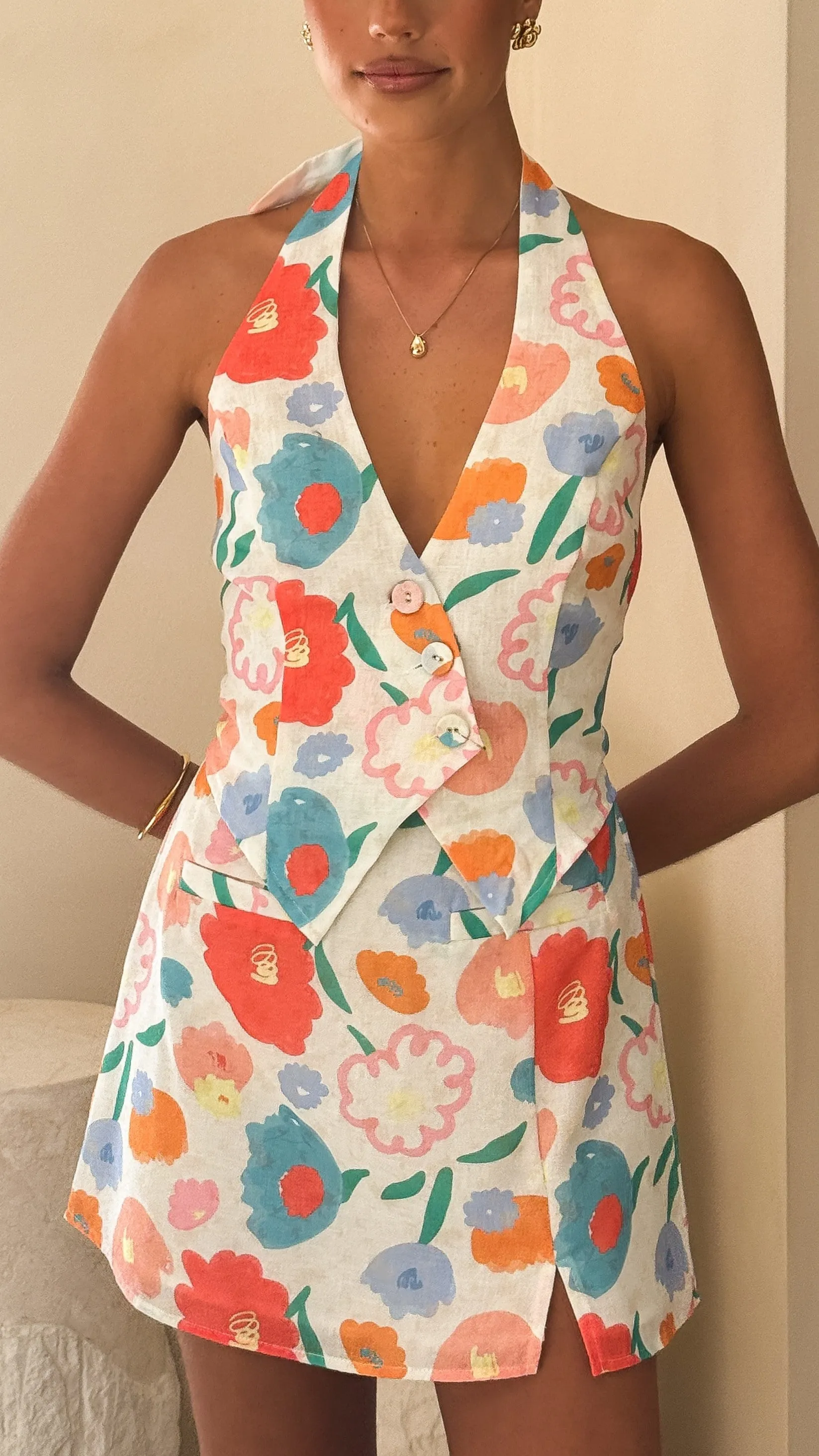 Thea Mini Skirt - Floral Dream