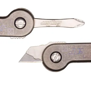 Tool Insert Set: Mini Utility Tool & Phillips Screwdriver with Locking Plate