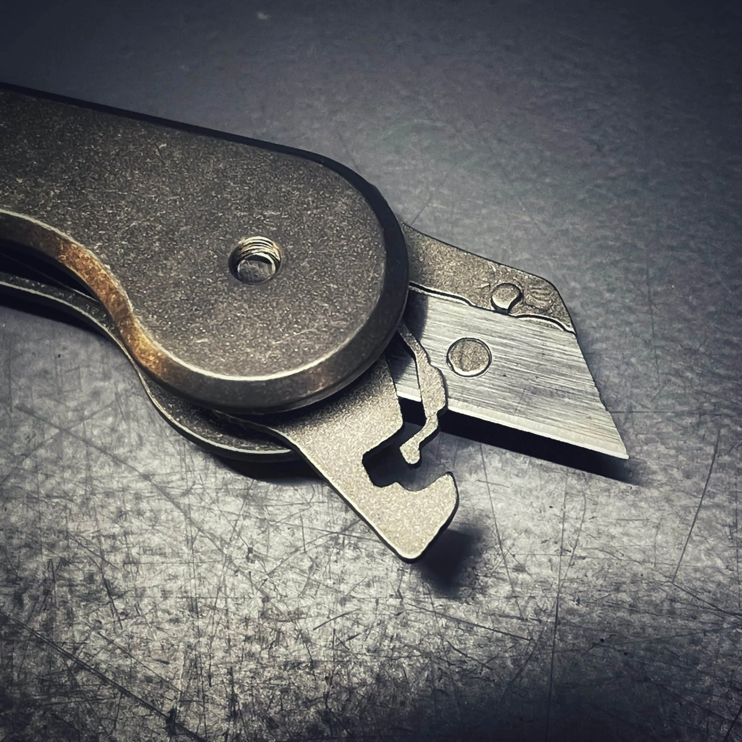 Tool Insert Set: Mini Utility Tool & Phillips Screwdriver with Locking Plate