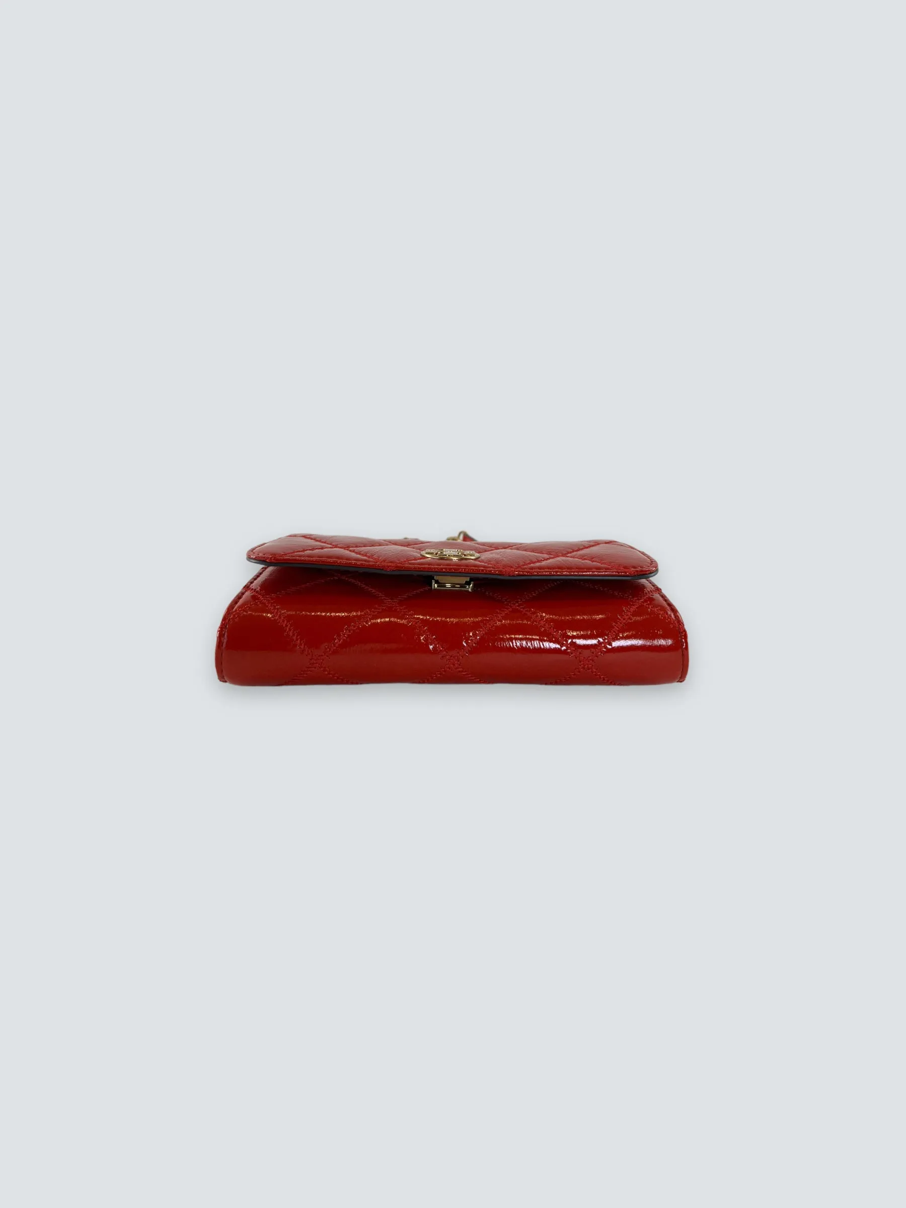 Tory Burch Red Patent Leather Mini Crossbody