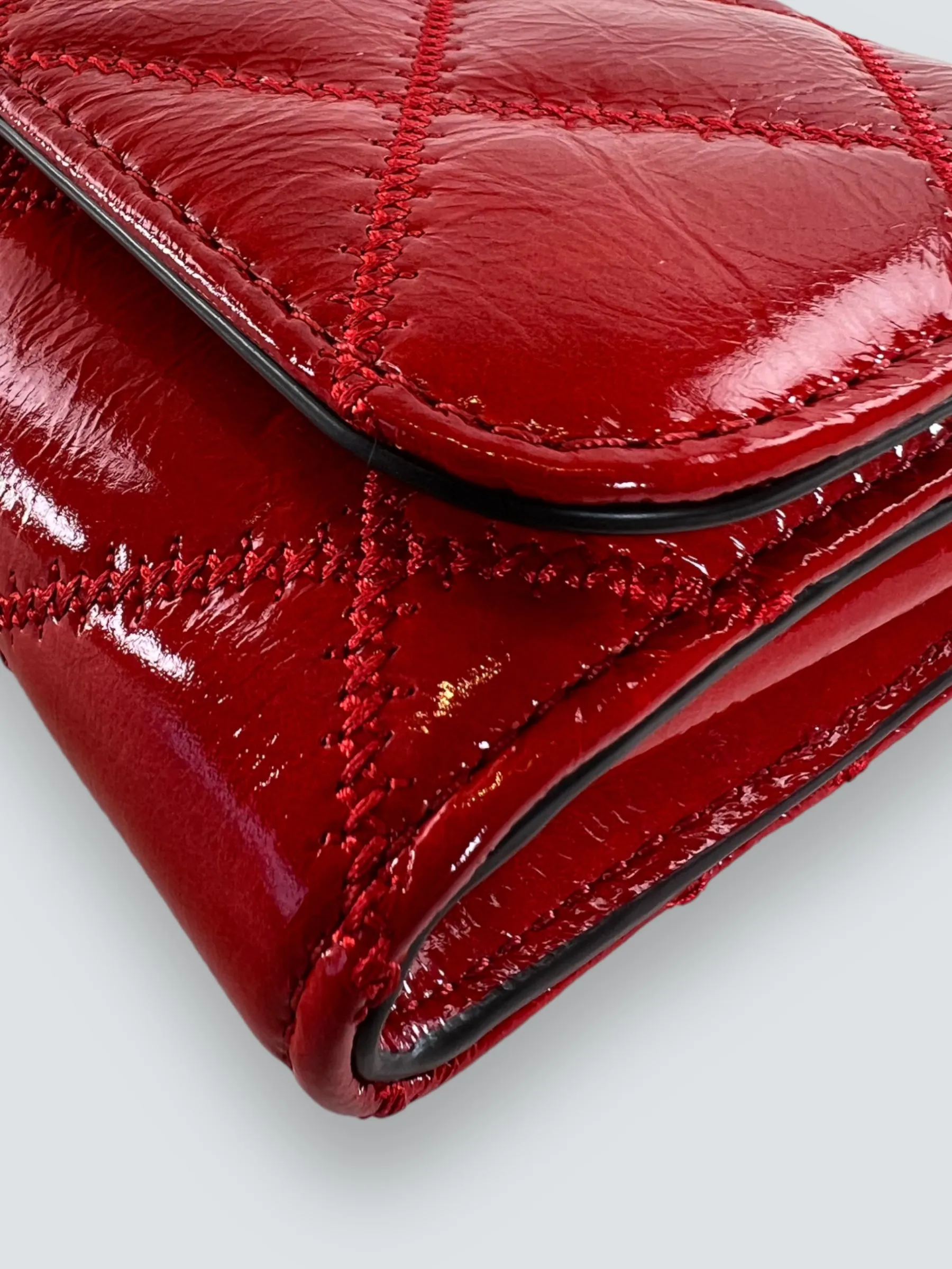 Tory Burch Red Patent Leather Mini Crossbody