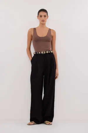 TROY TAUPE KNIT TANK
