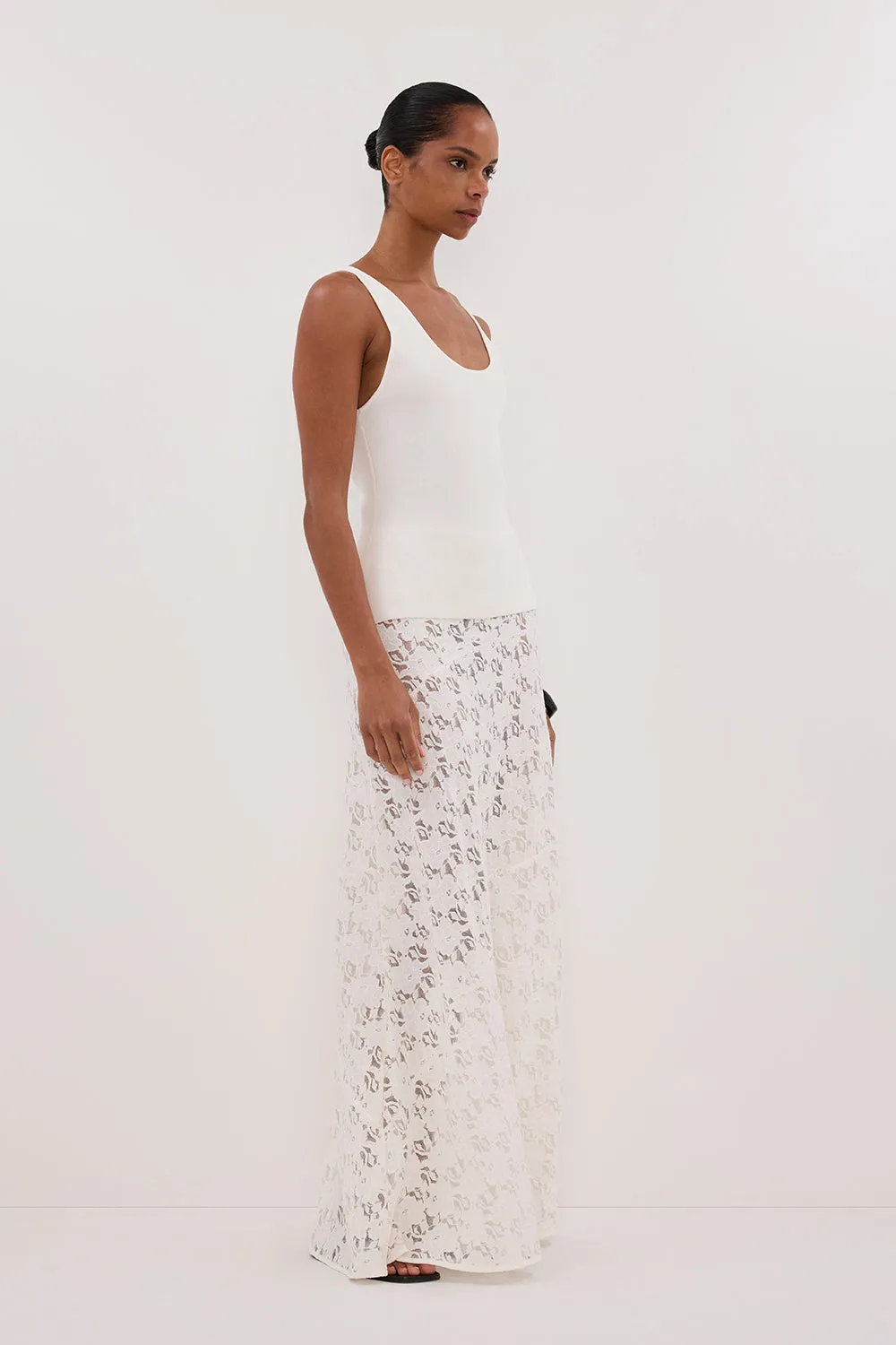 TROY WHITE KNIT TANK