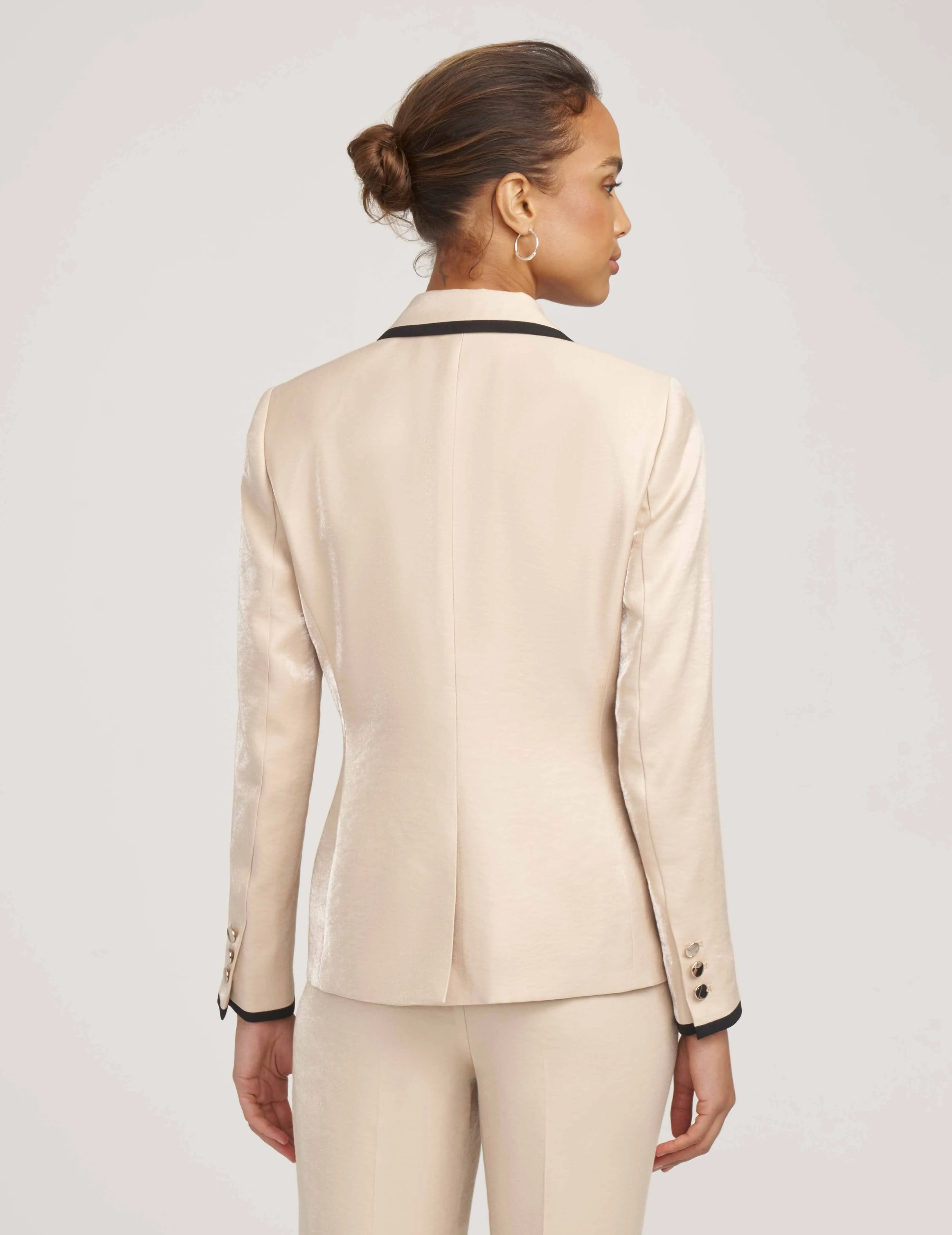 Two Button Notch Collar Jacket- Sale