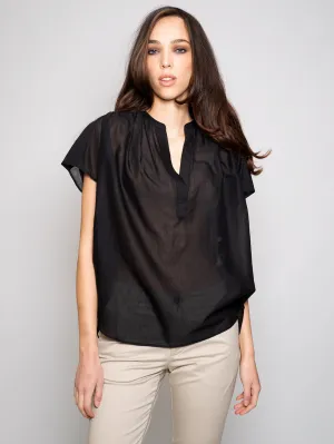 V-neck blouse