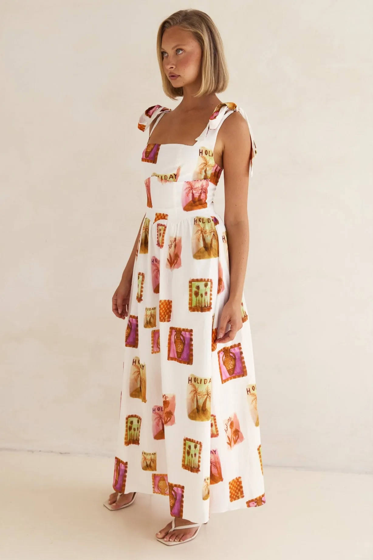 Valeria Maxi Dress (White)