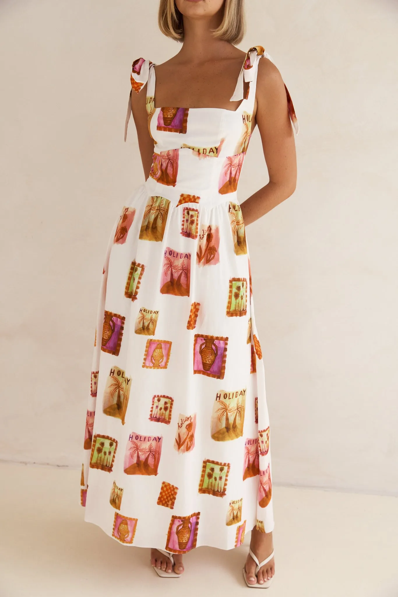Valeria Maxi Dress (White)