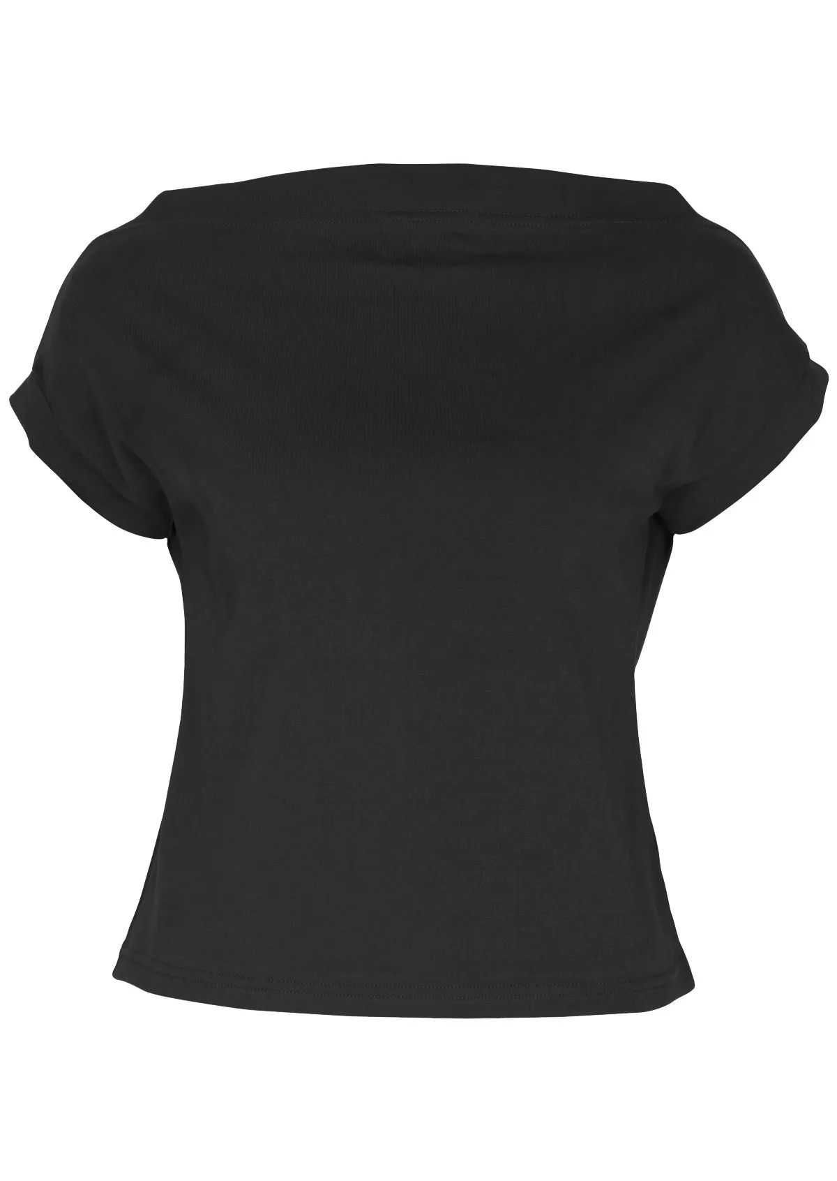 Wide Neck Mod Top Black